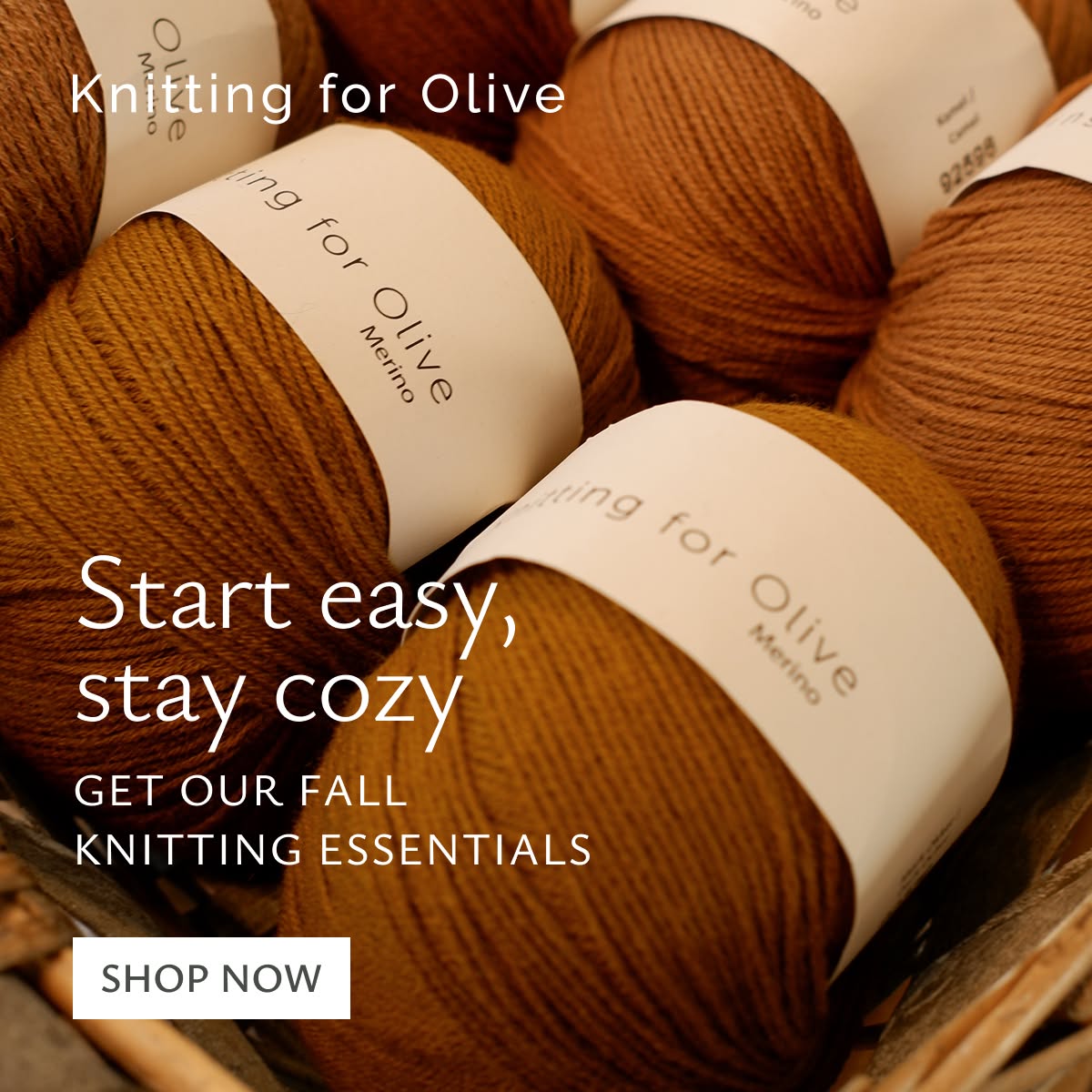 Knitting for Olive Facebook ad