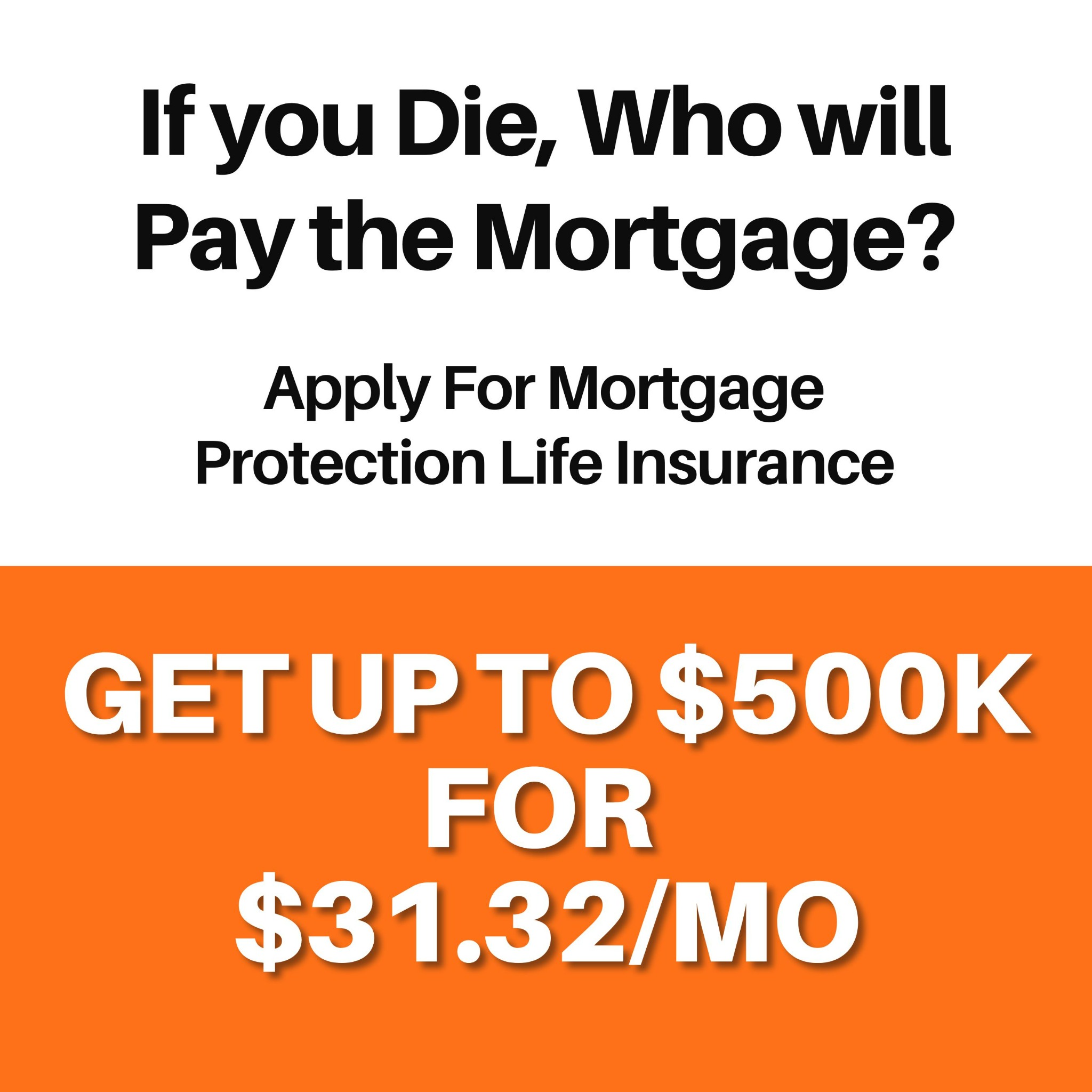 Mortgage Protection Services Facebook ad