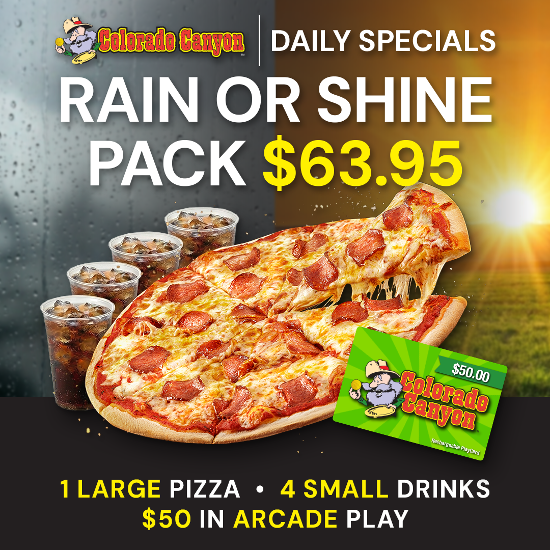 Colorado Canyon Facebook ad: More fun, less spending, every single day.