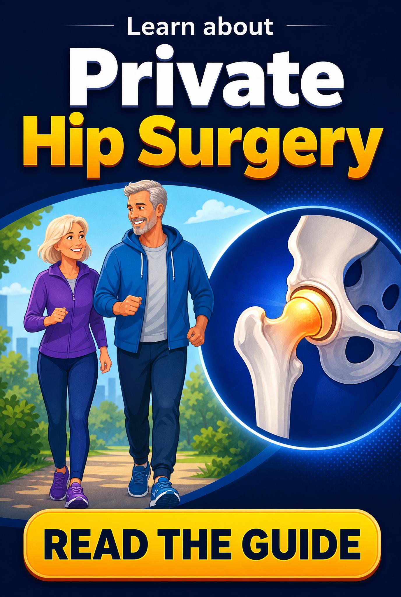 Our Happy Life Facebook ad: A Guide to Private Hip Surgery