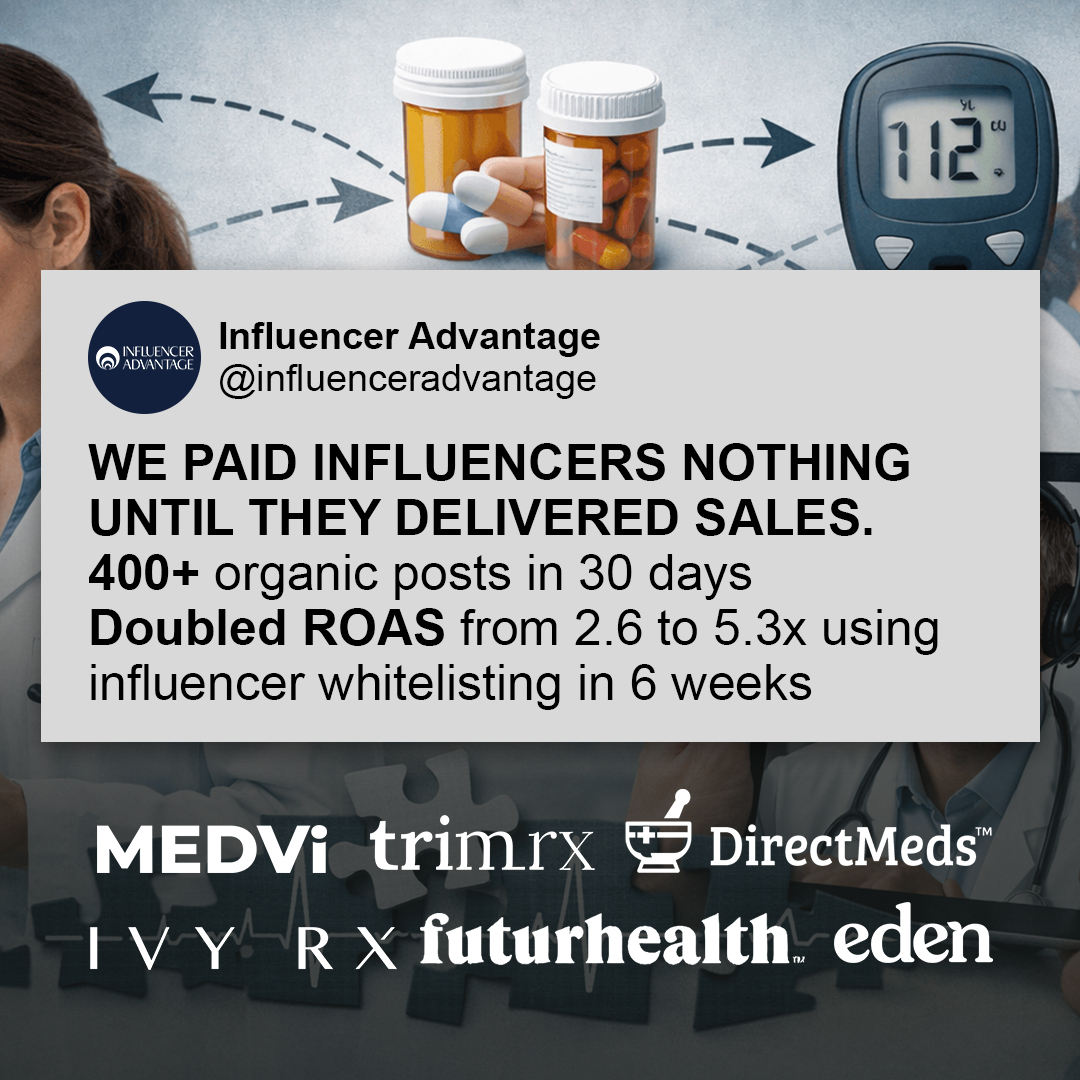 Influencer Advantage Facebook ad