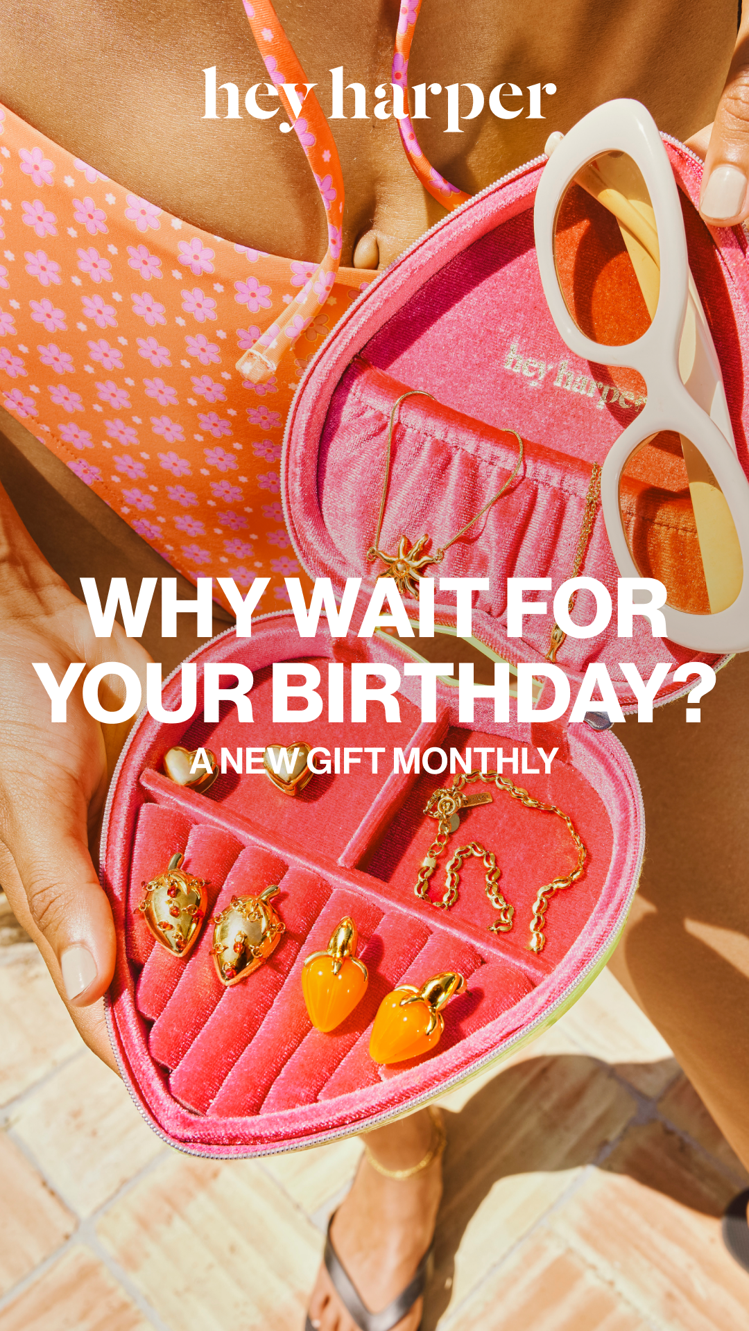 Hey Harper Facebook ad: Jewelry Subscription