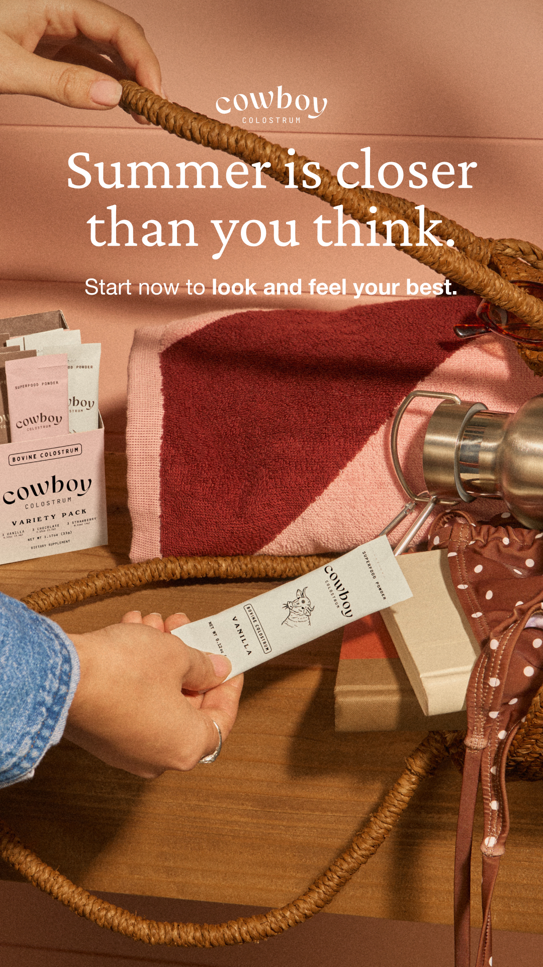 Cowboy Colostrum Facebook ad