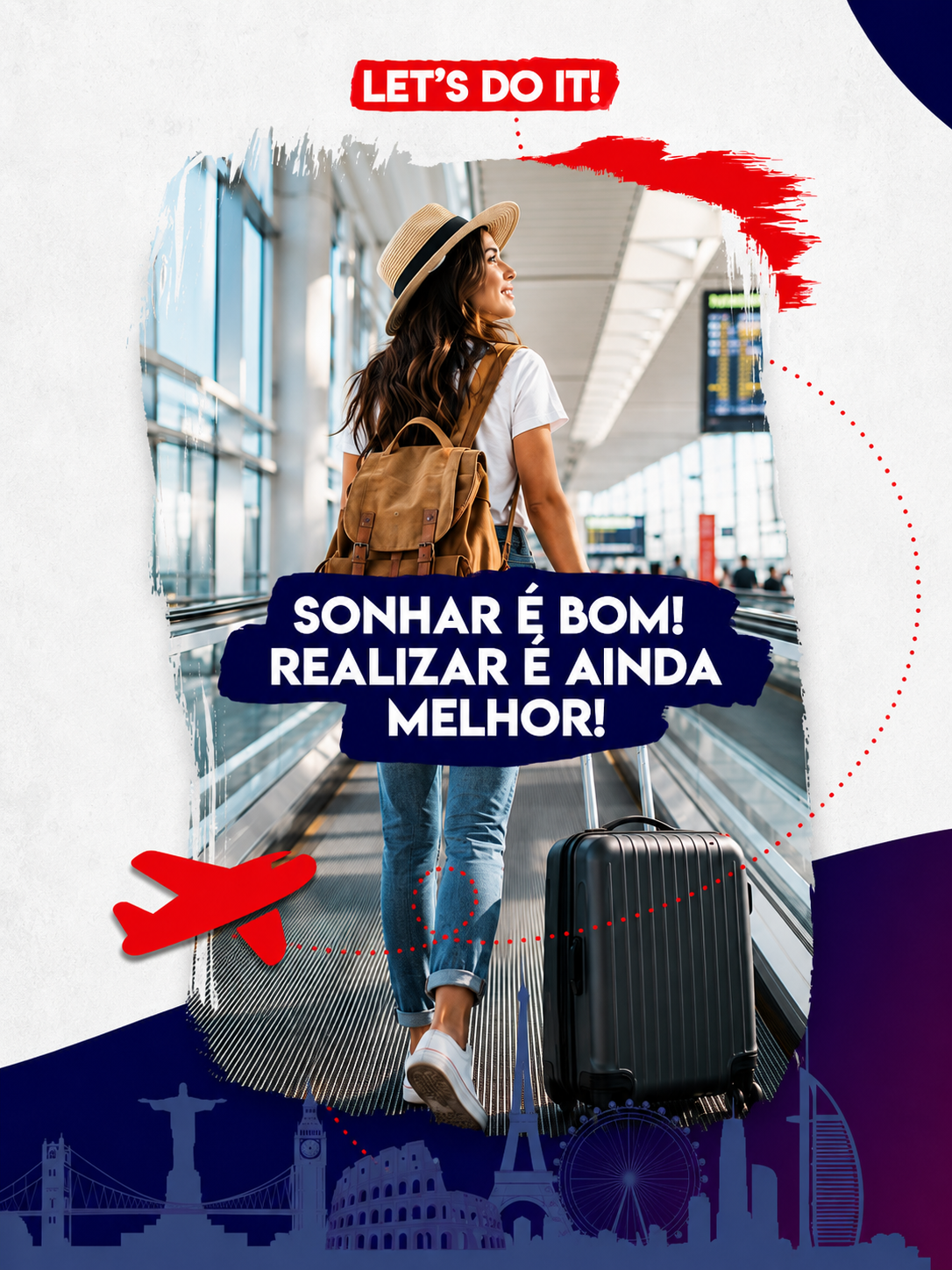 Do It - English Lessons Facebook ad: Venha construir seu futuro com a gente.