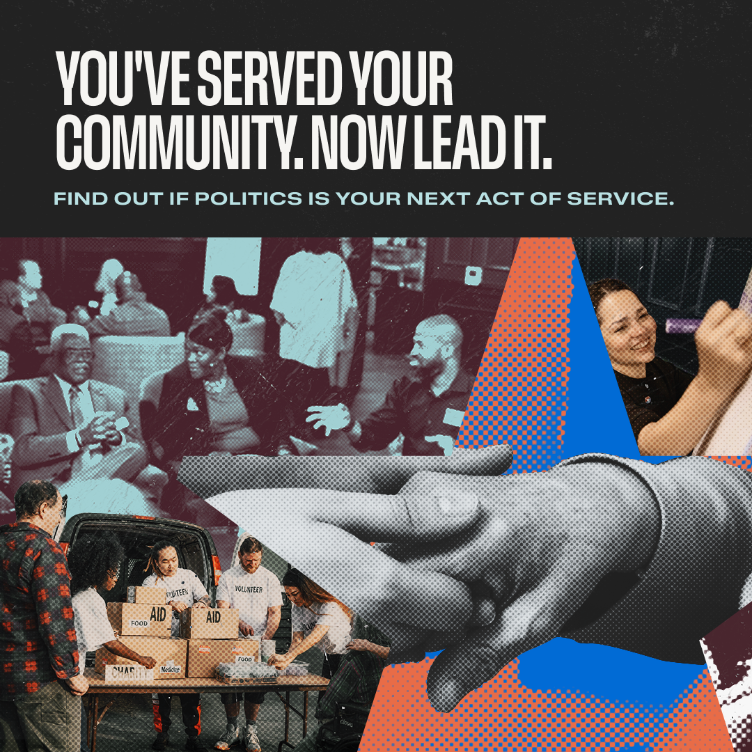 New Politics Academy Facebook ad: The Right People Aren't Running. Yet.