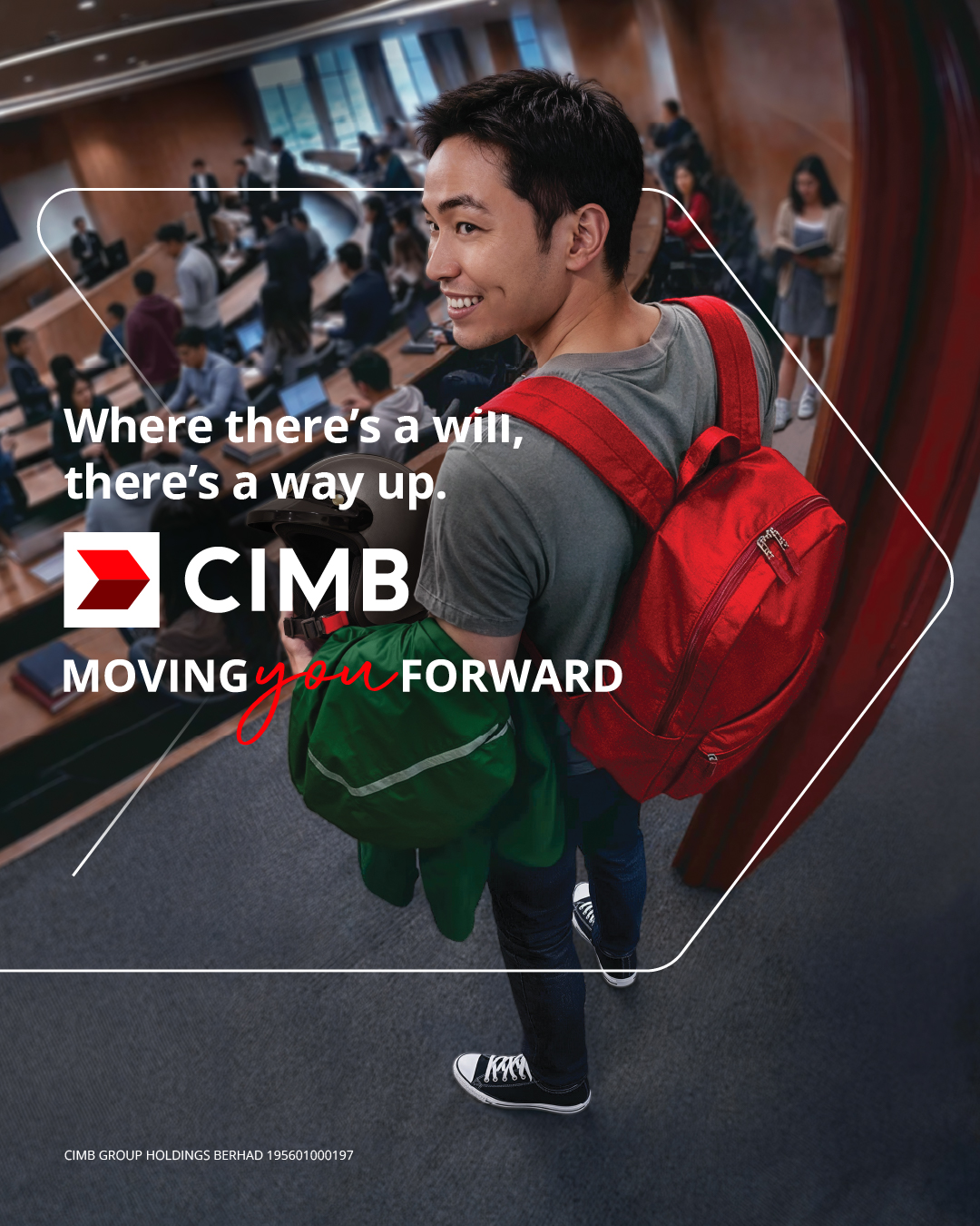 CIMB Malaysia Facebook ad: Lifting the next generation