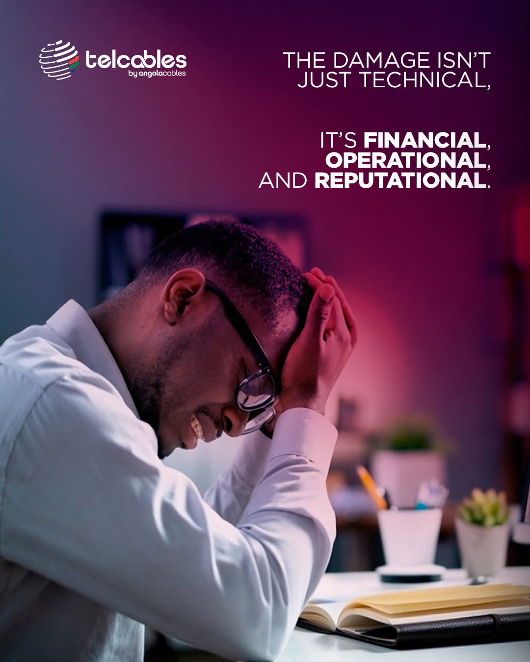 TelCables South Africa Facebook ad: Is your business prepared for the next DDoS…