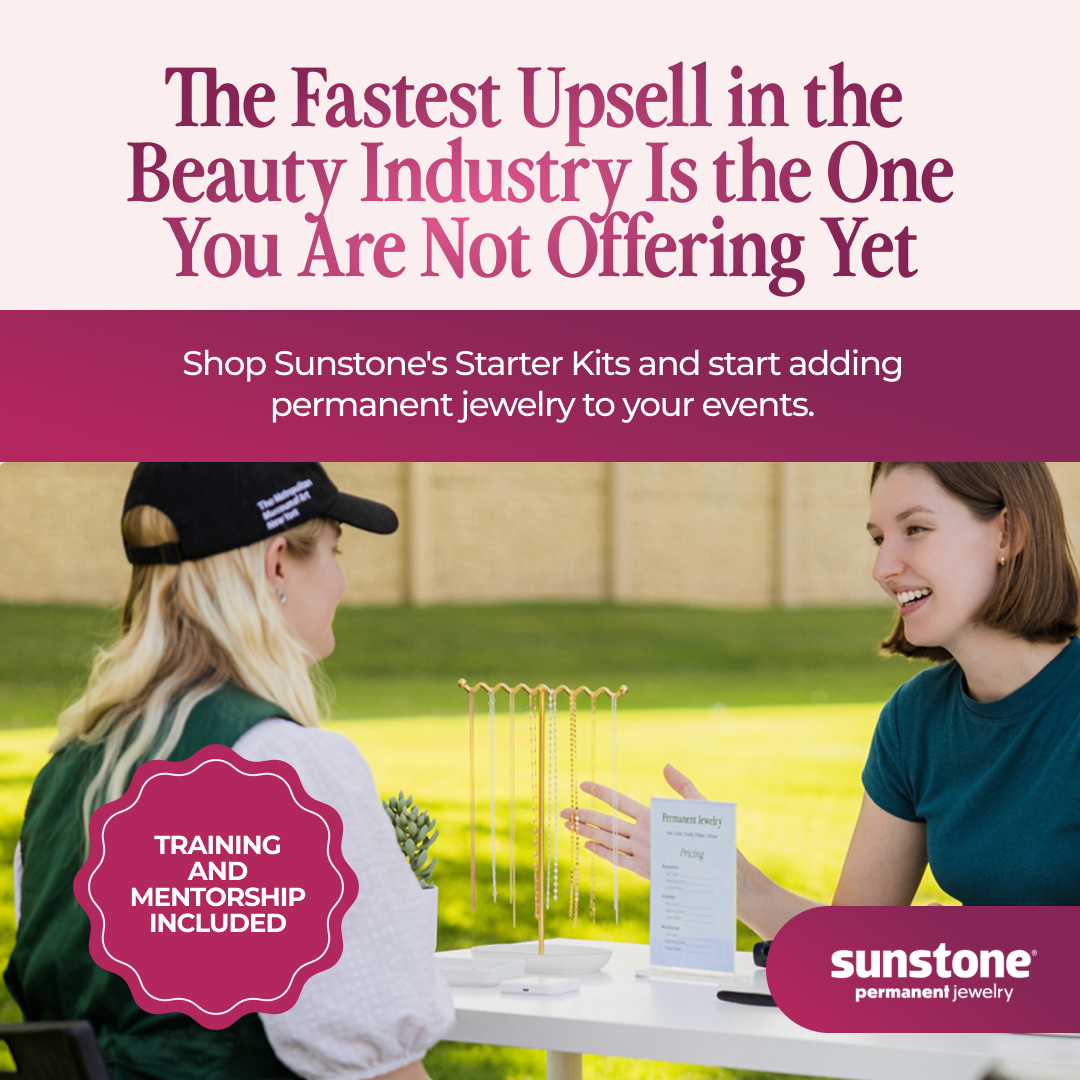 Sunstone Welders · Permanent Jewelry Facebook ad