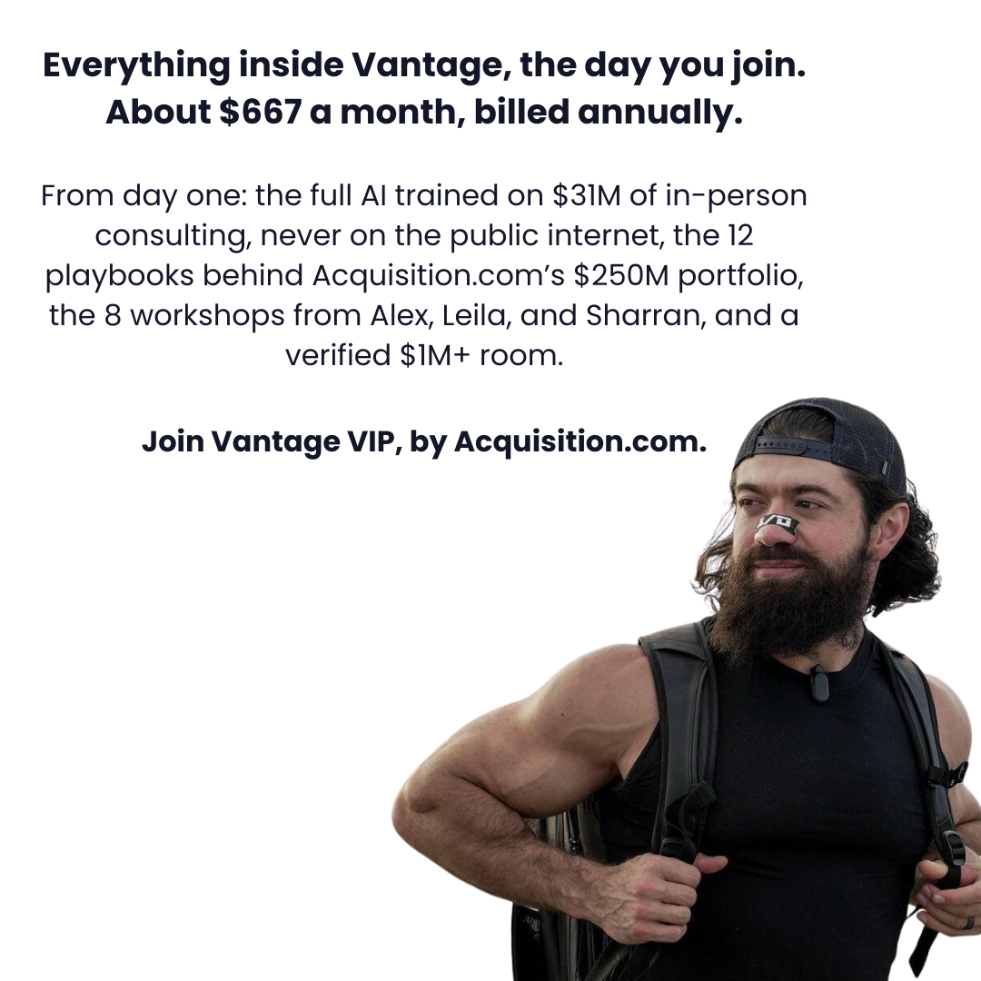 Alex Hormozi Facebook ad