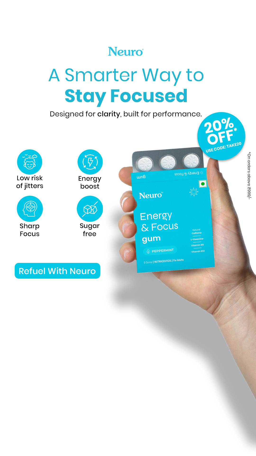 NeuroGum India Facebook ad