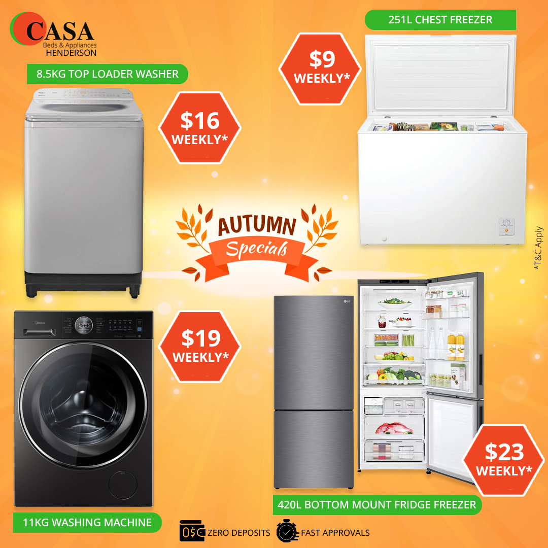 Casa Beds & Appliances Henderson Facebook ad: No Deposit | Apply Online or In-Store