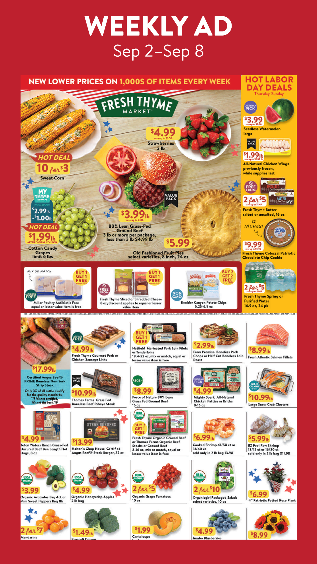 Fresh Thyme Market Facebook ad
