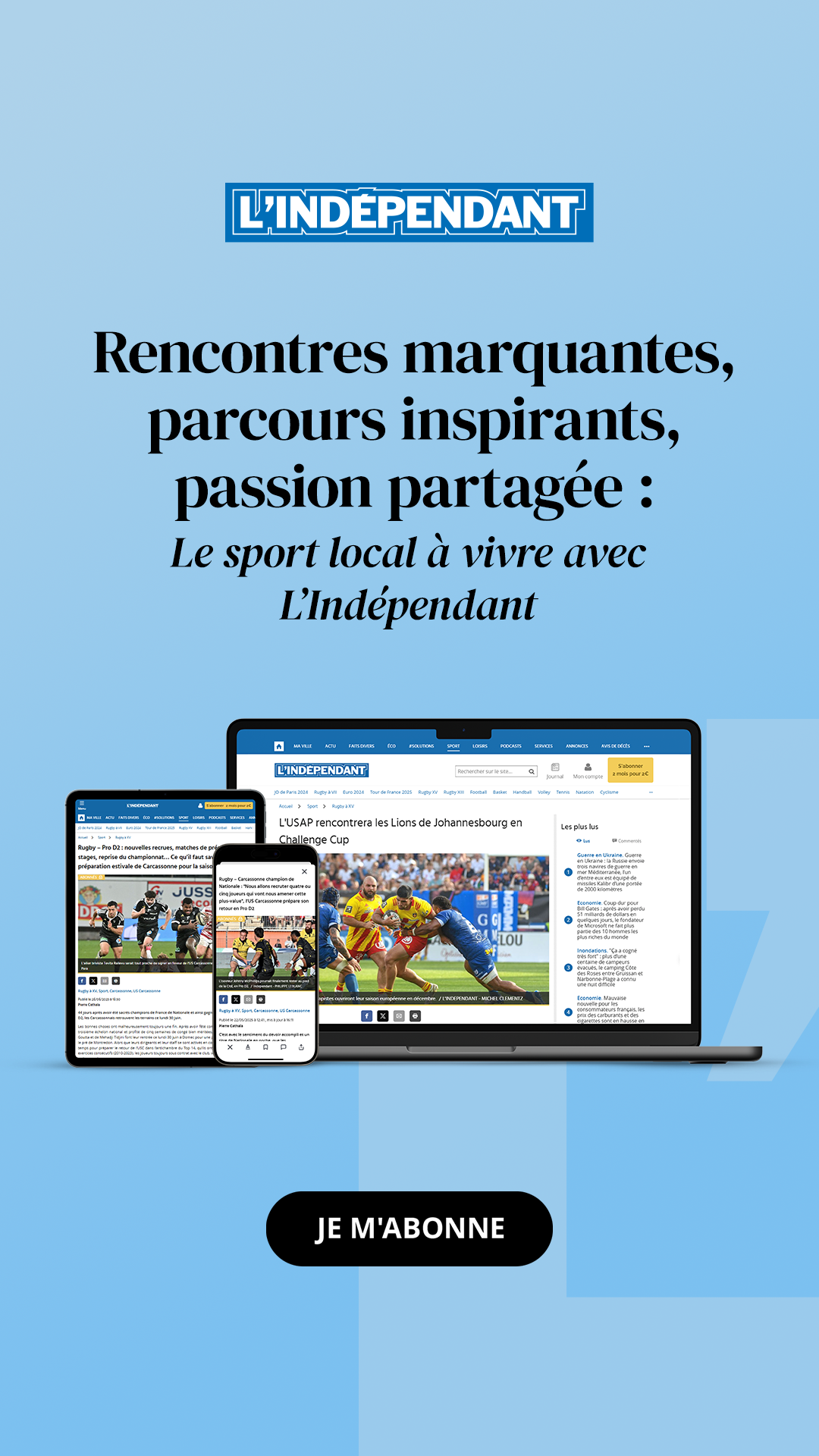L'Indépendant Facebook ad