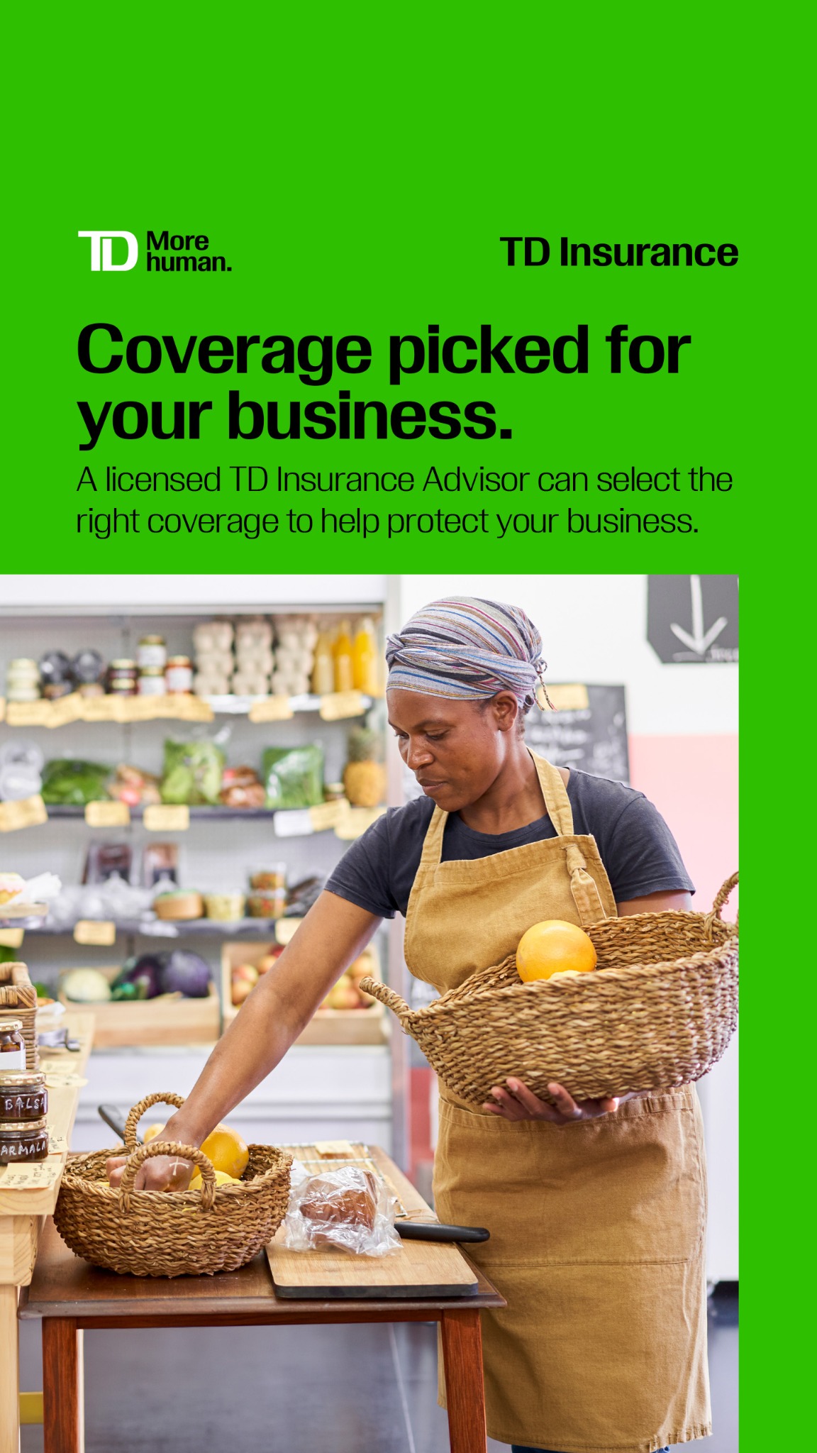 TD Insurance Facebook ad