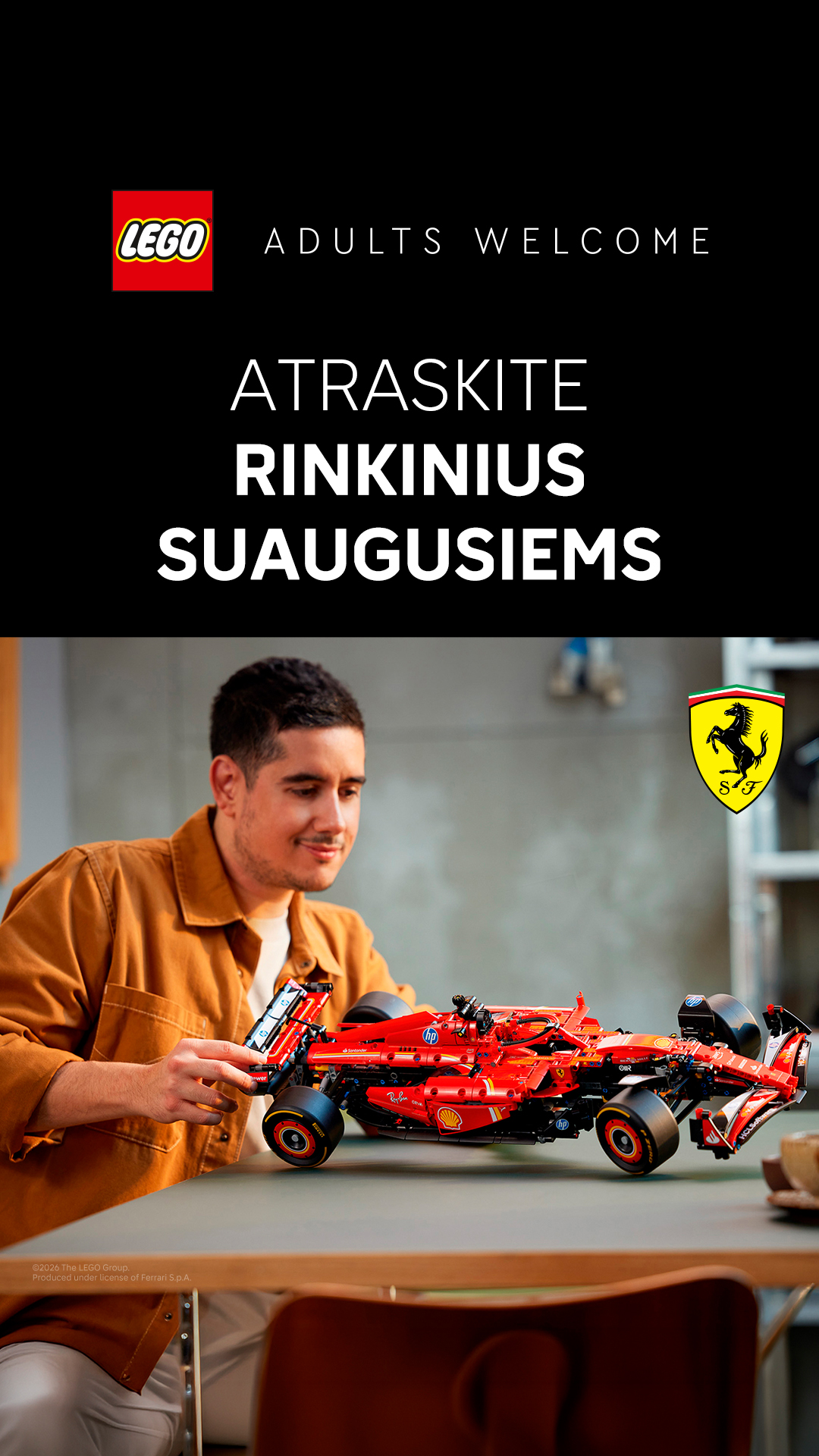Senukai Facebook ad