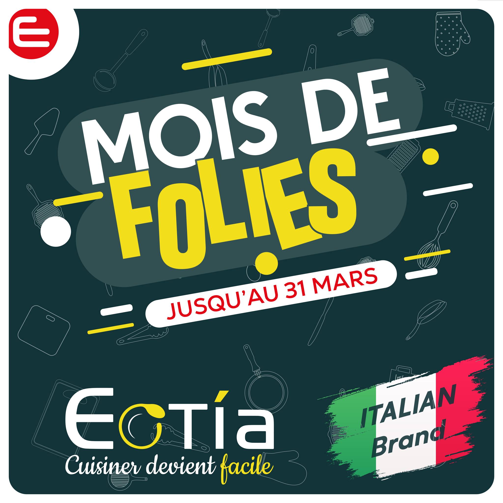 Electrotech Facebook ad: MOIS DE FOLIE CHEZ ELECTROTECH