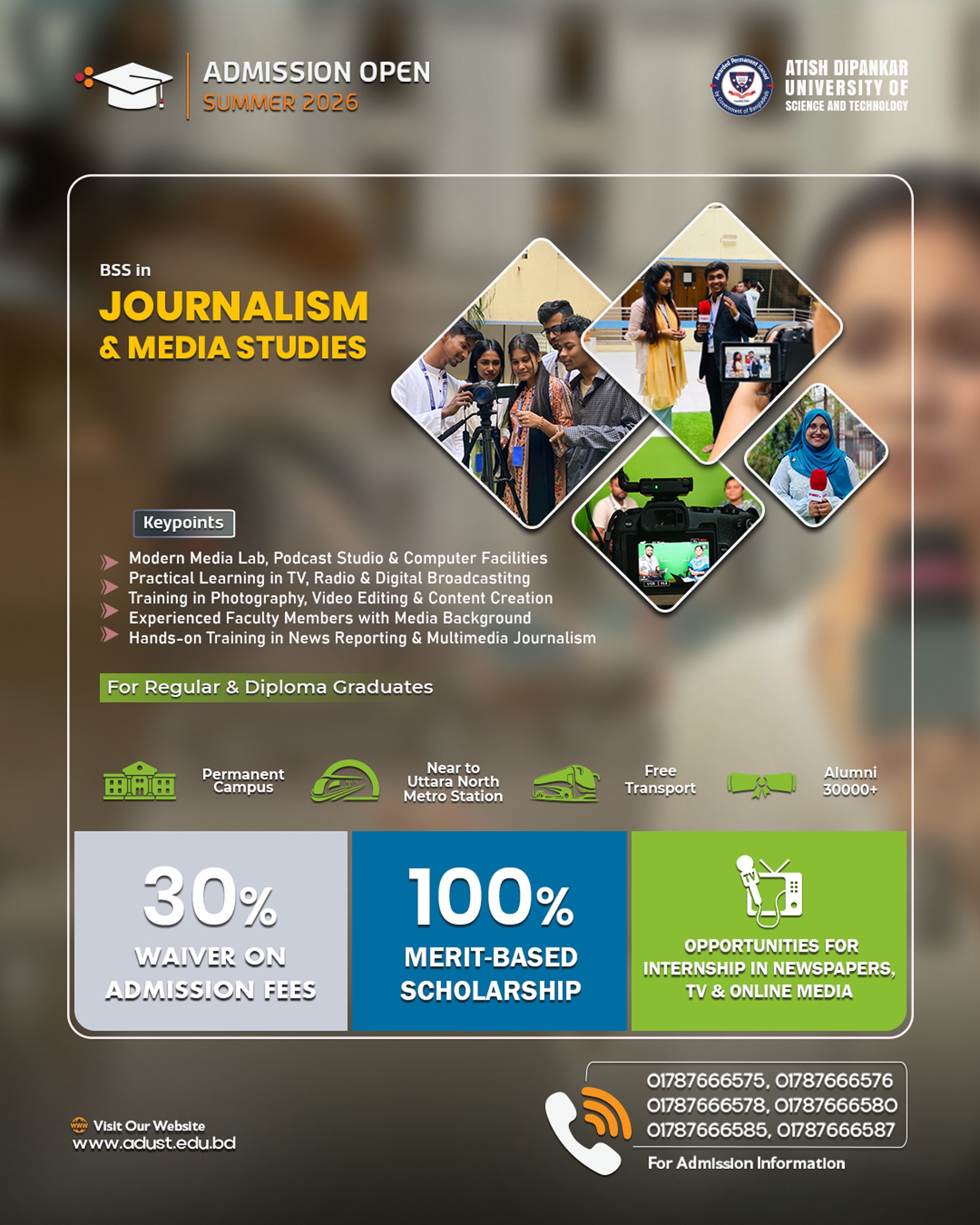 Atish Dipankar University of Science & Technology-ADUST Facebook ad