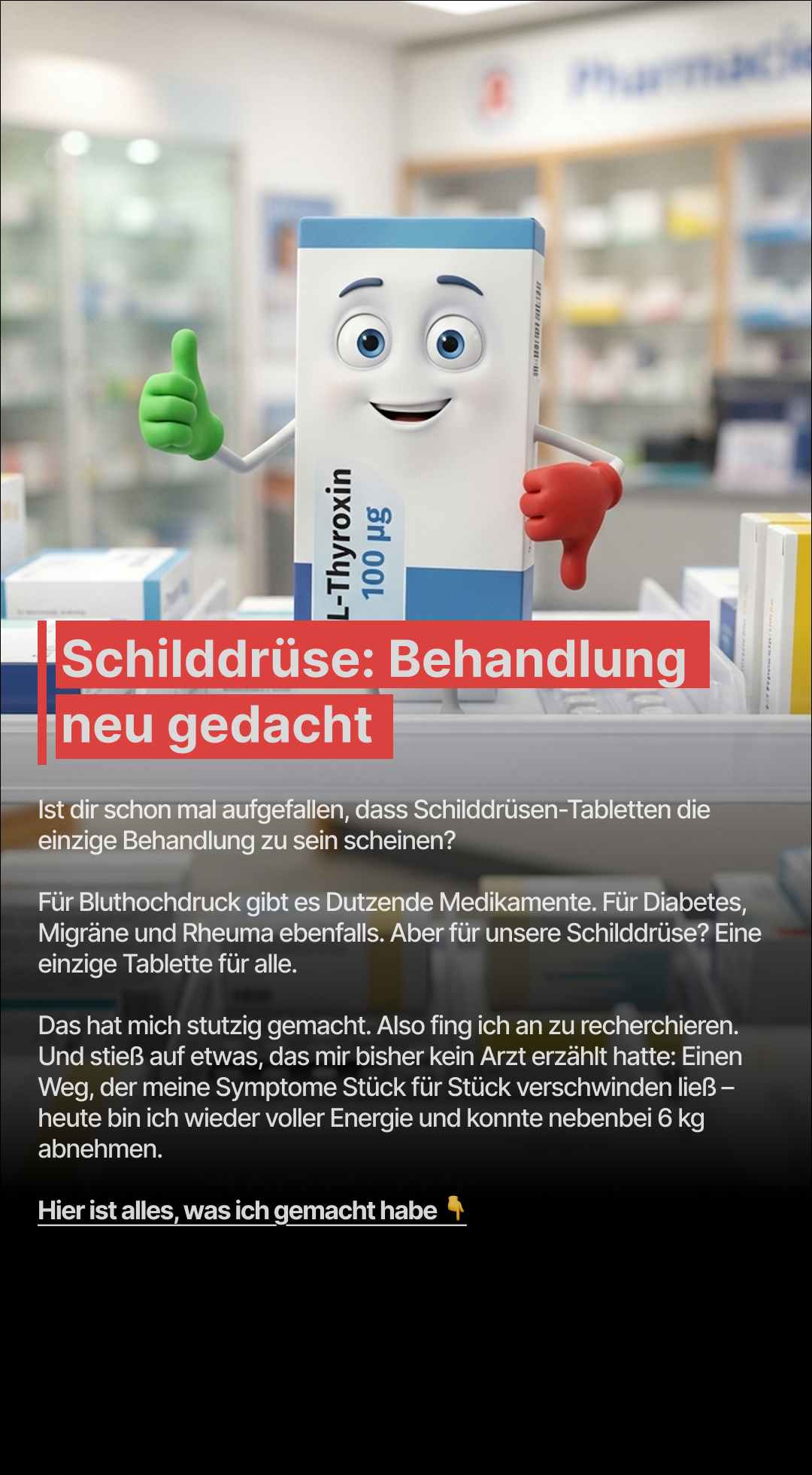 Mission Schilddrüse Facebook ad