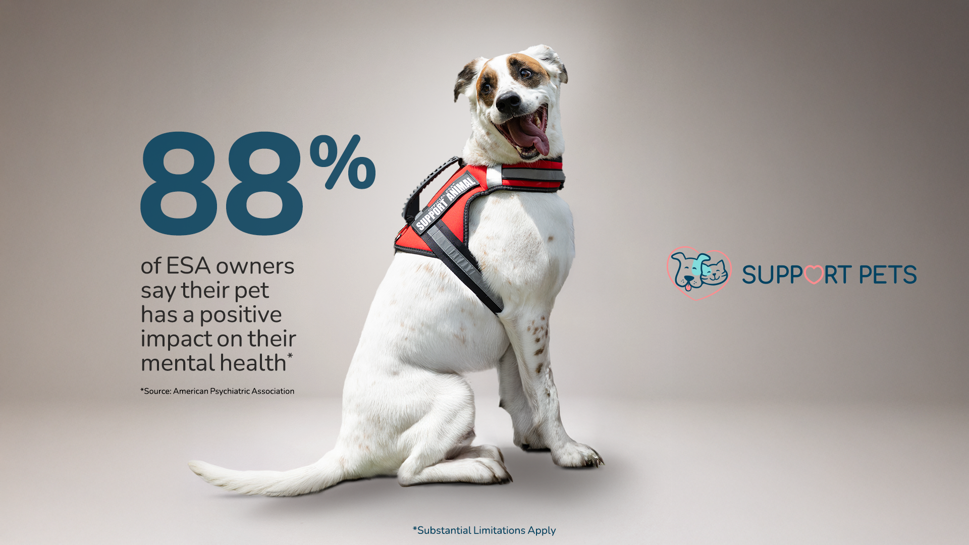 My Emotional Support Animal Facebook ad from Oct 28, 2025