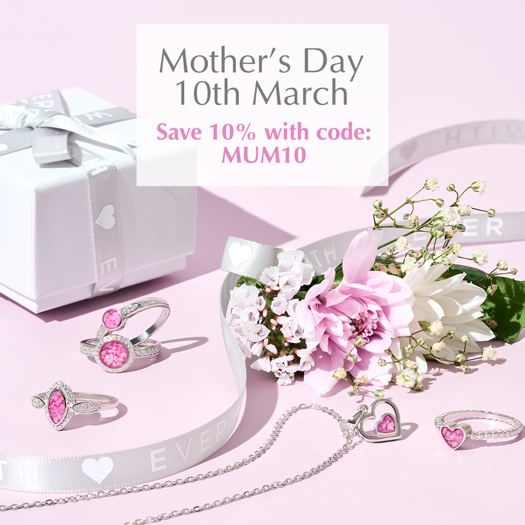 EverWith Memorial Jewellery Facebook ad from Oct 7, 2025