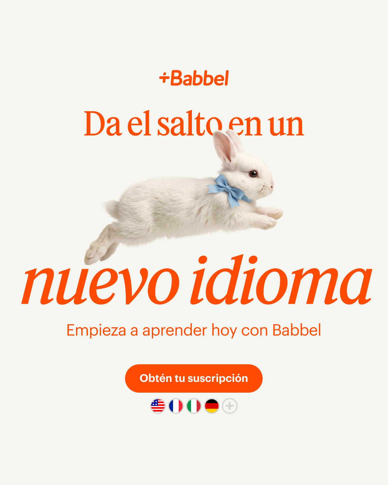 Babbel Facebook ad