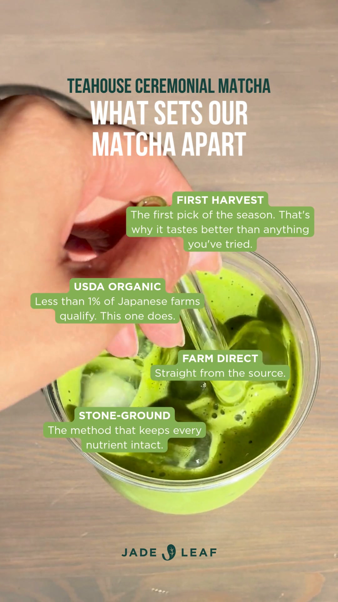 Jade Leaf Matcha Facebook ad from Aug 30, 2026