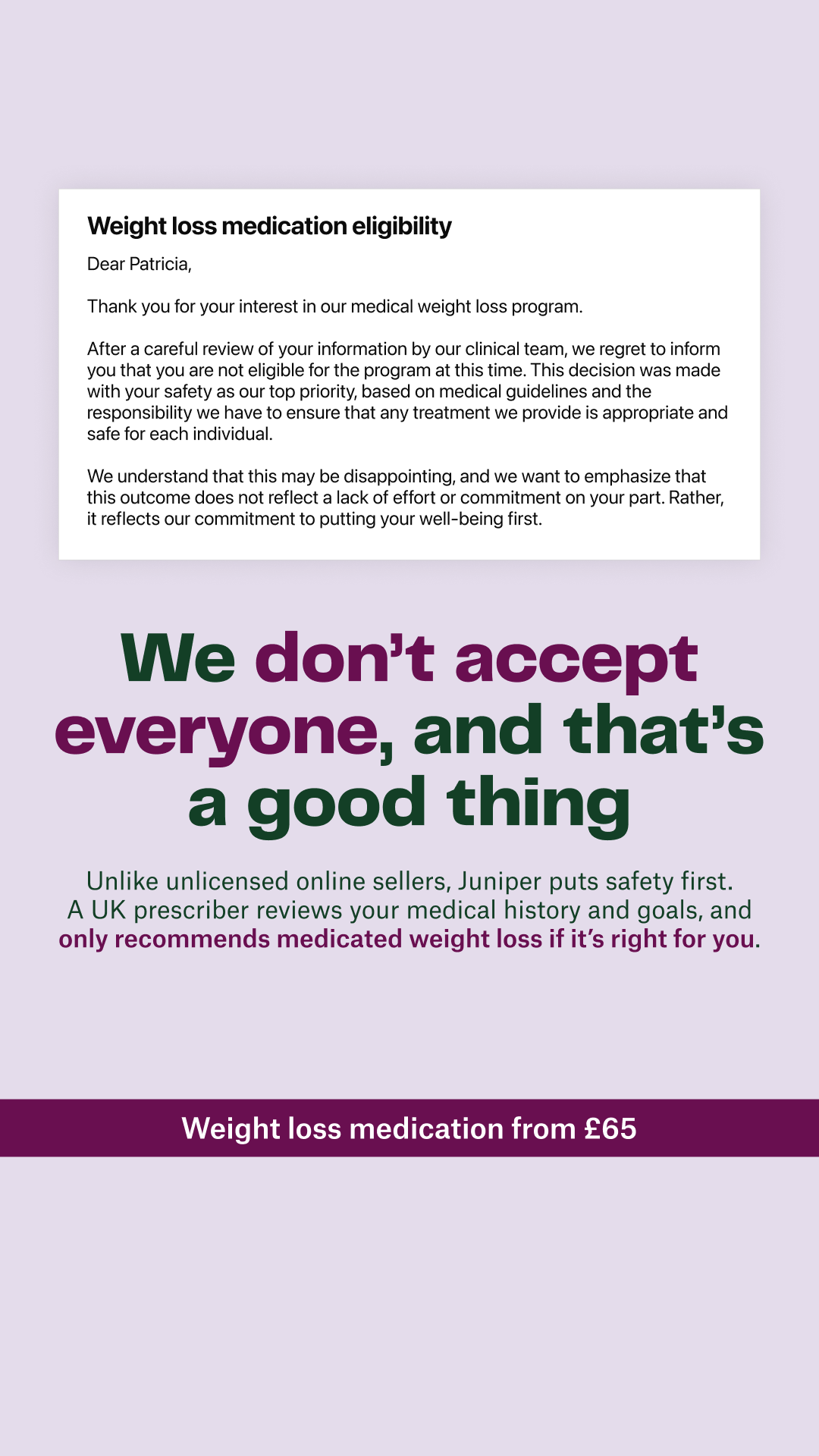 Juniper UK Facebook ad