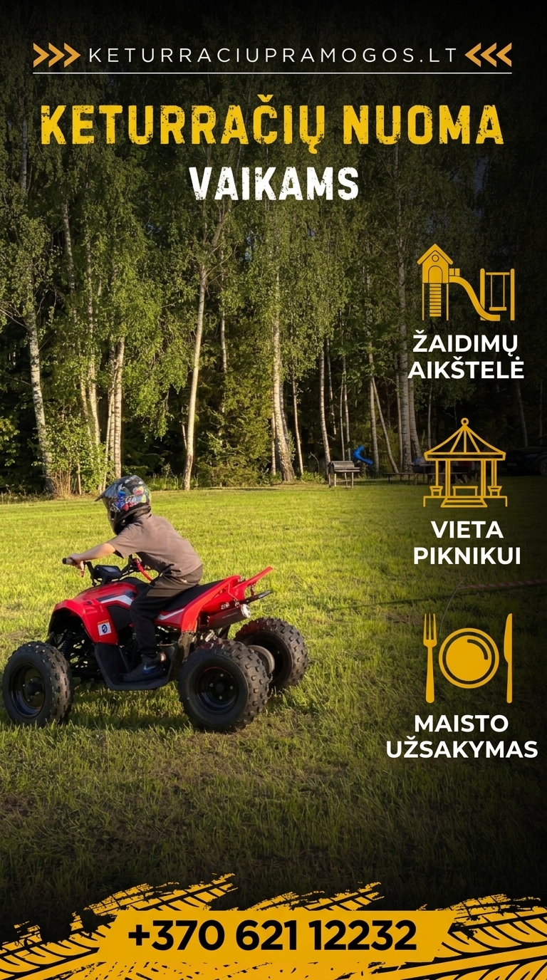 Keturračių Pramogos Facebook ad