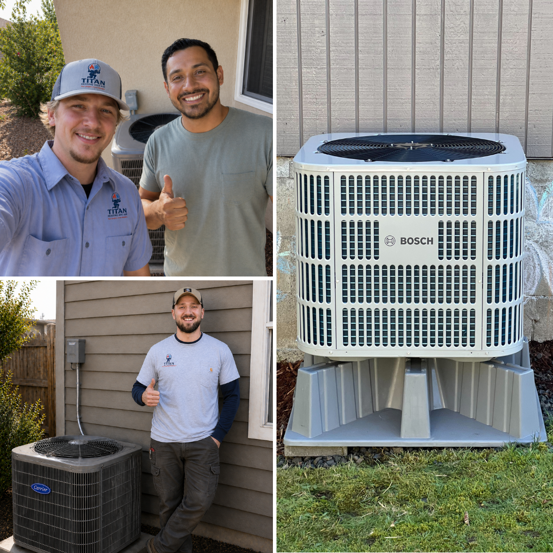 Titan Heating And Air Facebook ad: New A/C Unit for $5,795?