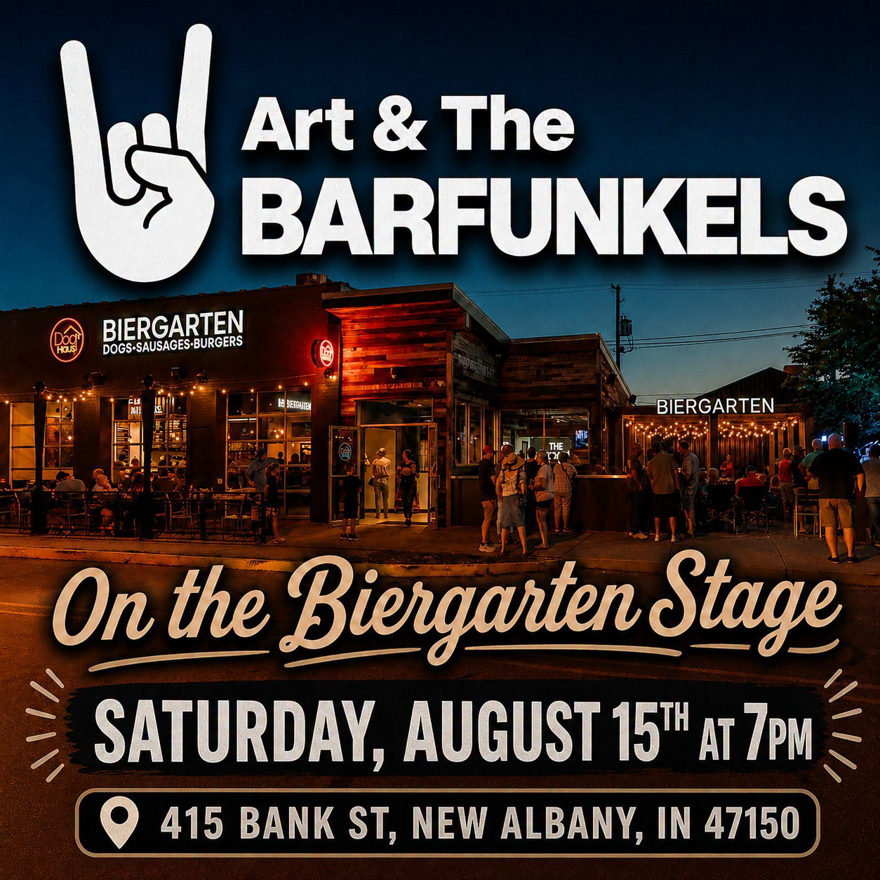 Dog Haus Biergarten New Albany  Facebook ad