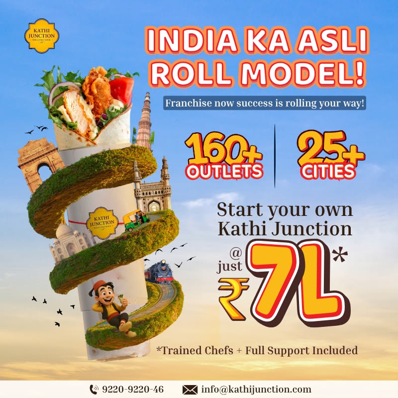 Kathi Junction Facebook ad from May 27, 2026