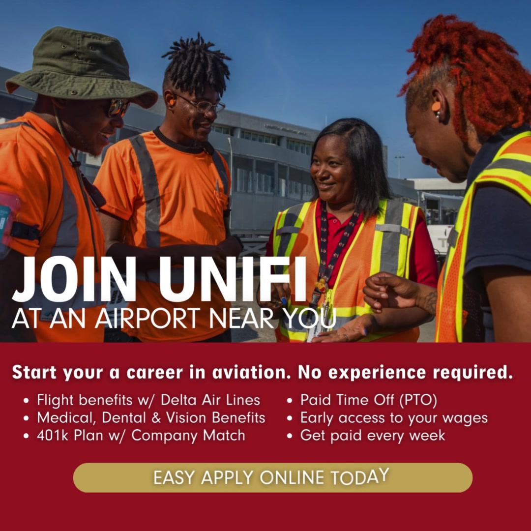 Unifi Aviation Facebook ad: Ready to take your career to new heights?