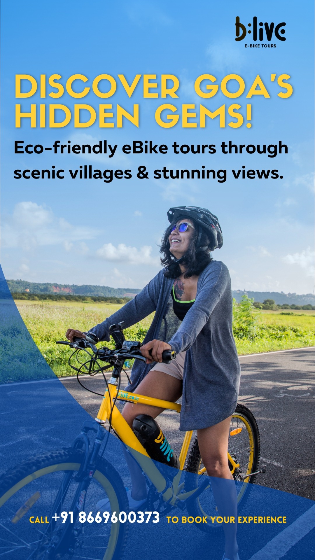 B Live E Bike Tours Facebook ad from Dec 8, 2024