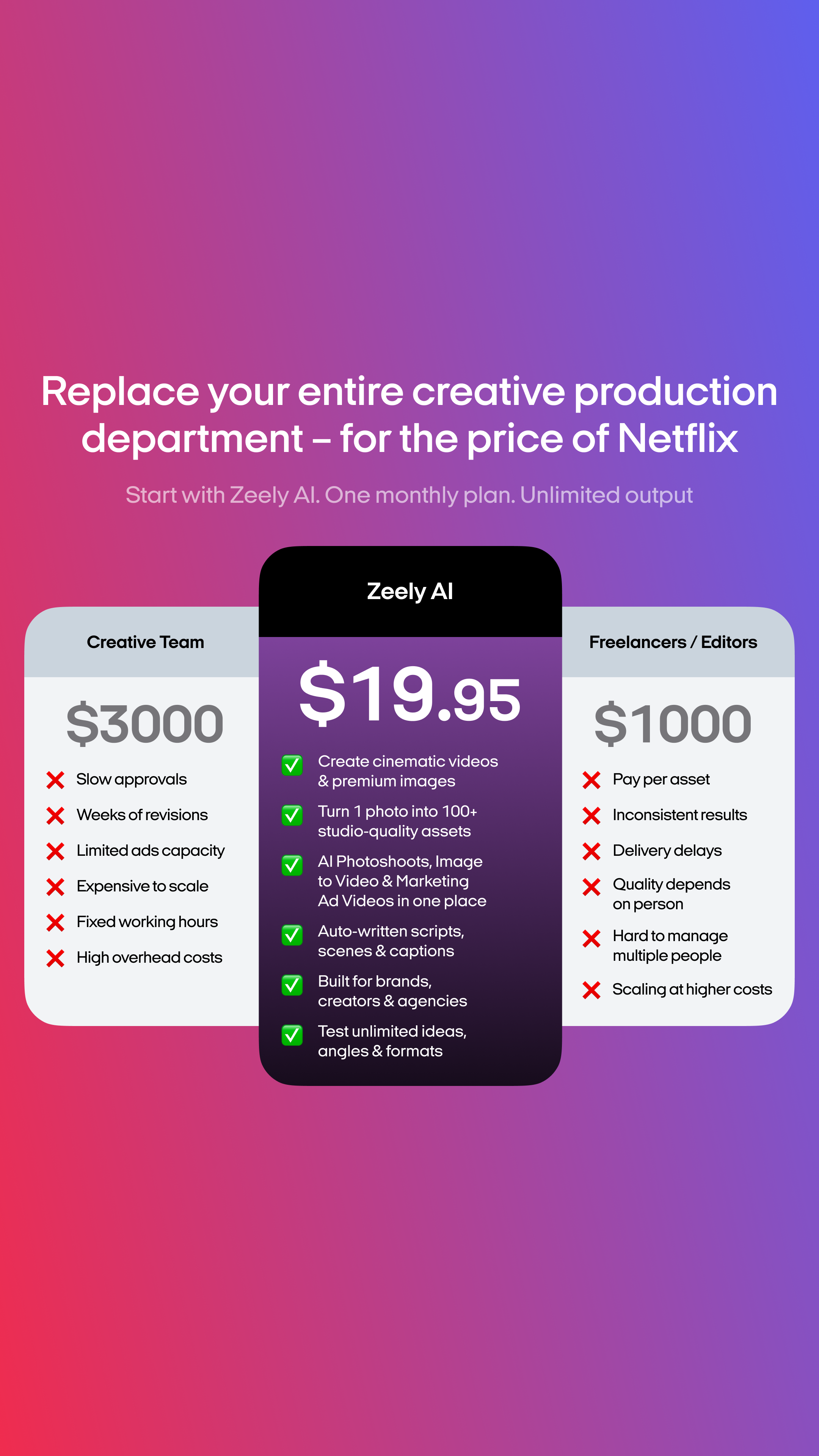Zeely Facebook ad