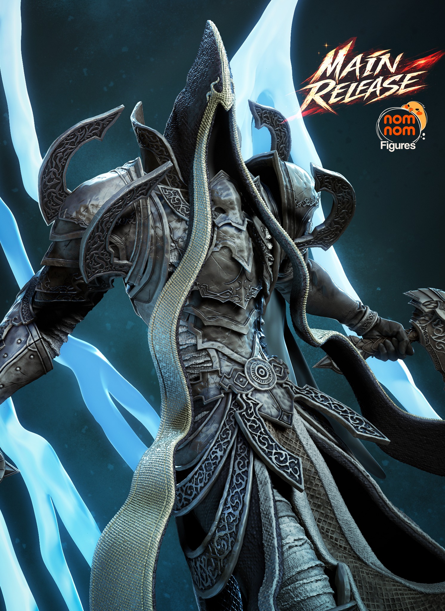 Nomnom Figures 2.0 Facebook ad: The Angel of Death has arrived.
