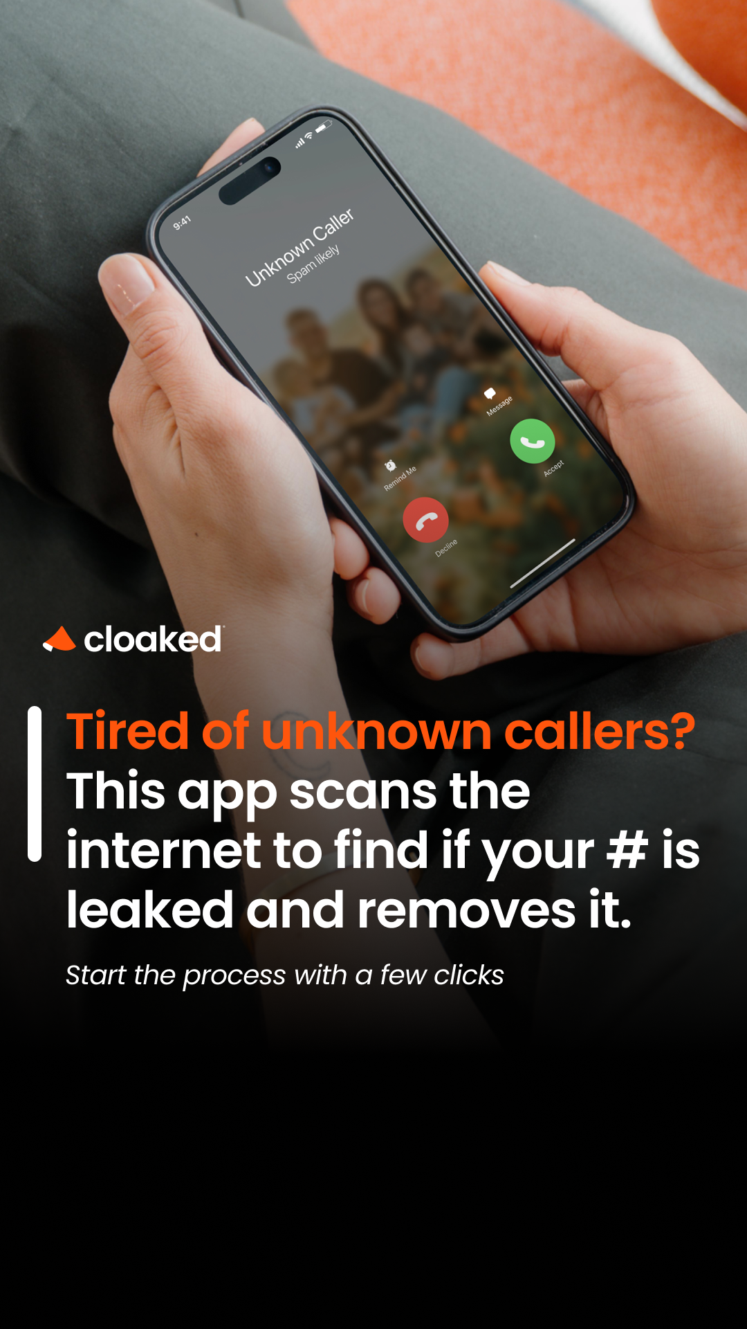 Cloaked Inc. Facebook ad