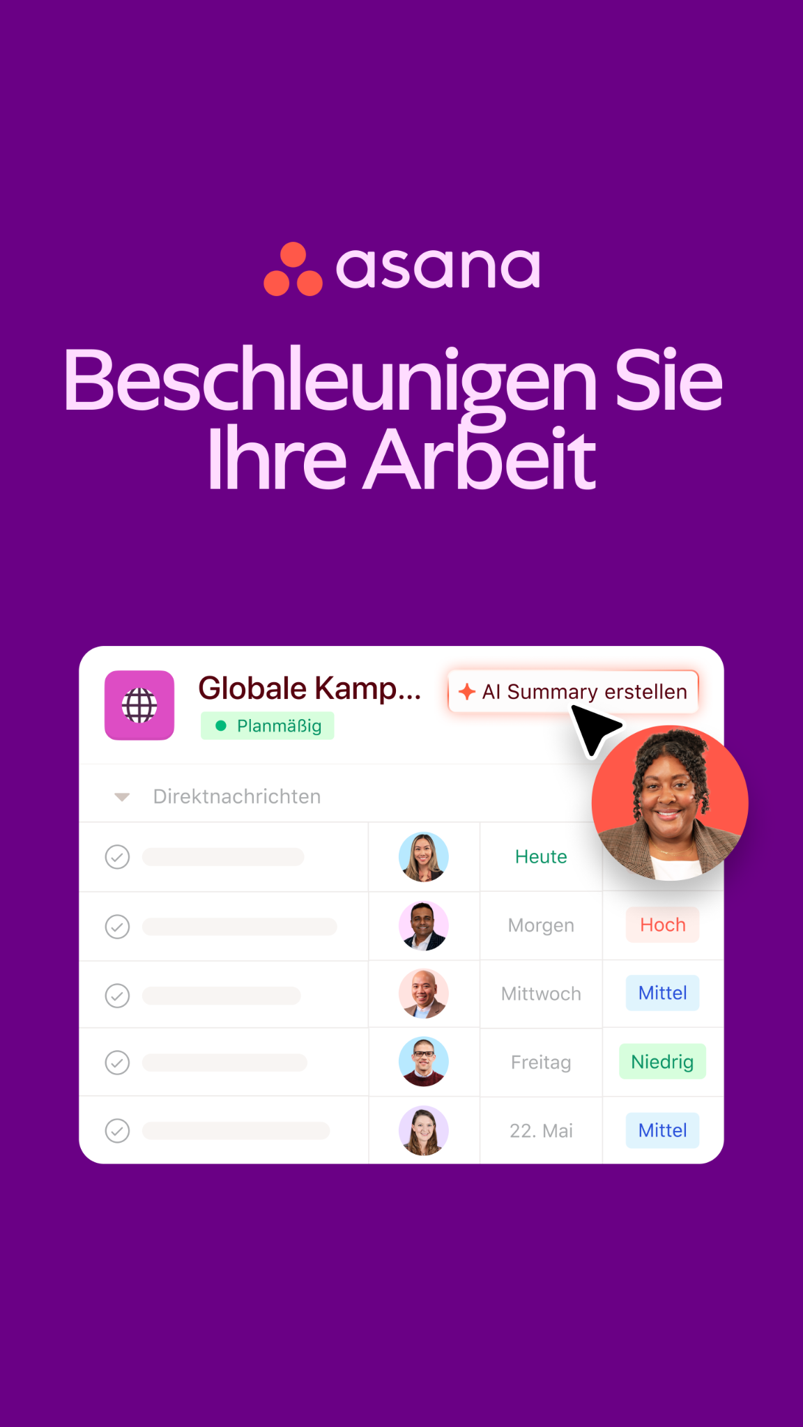Asana Facebook ad