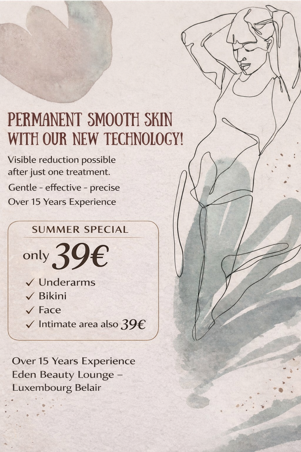 Eden Beauty Lounge Facebook ad