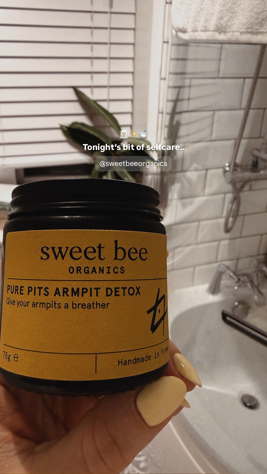 Sweet Bee Organics Facebook ad