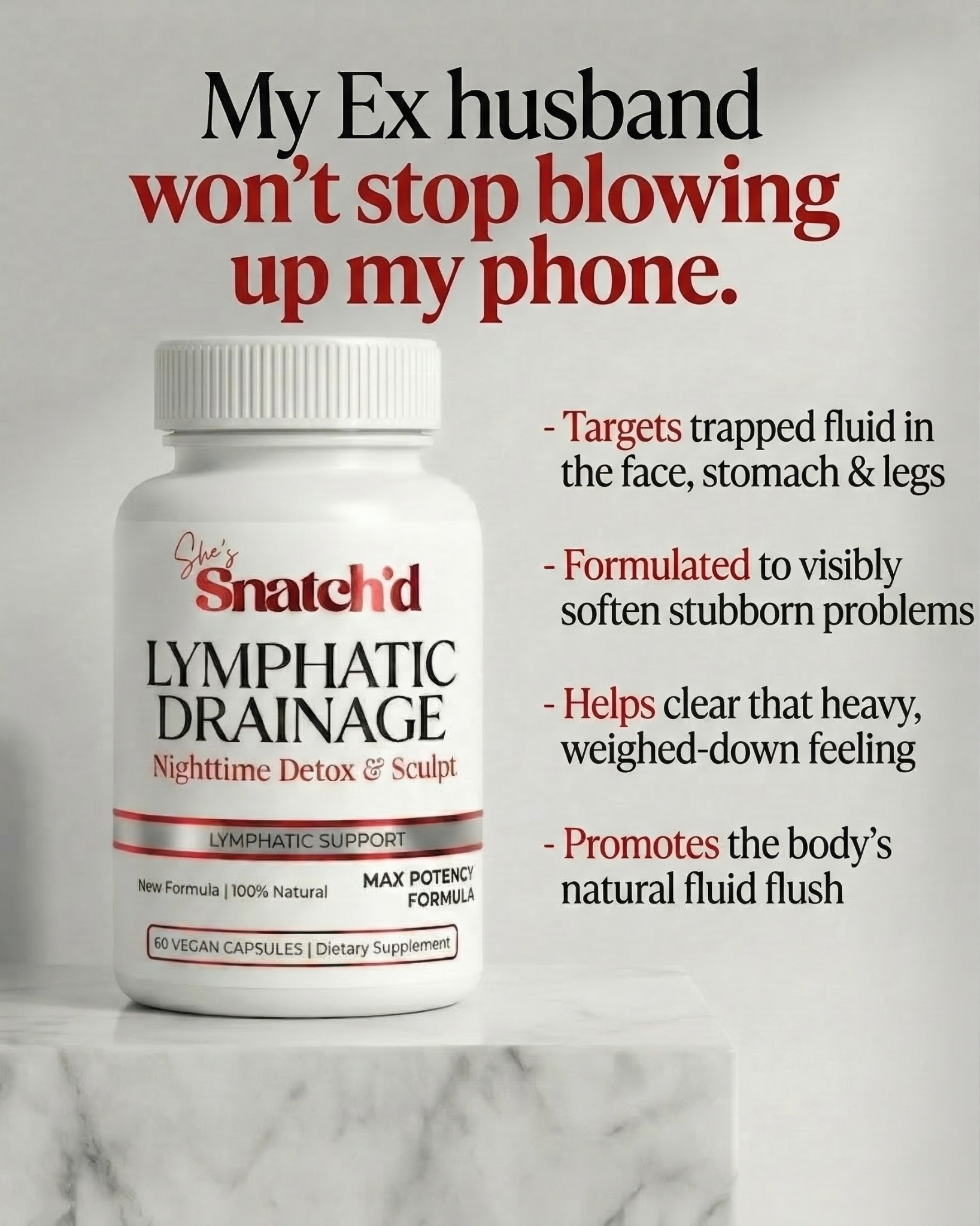 Lymphatic Specialist - Sarah Miller Facebook ad: When Swollen Legs Won't Go Away No Matter What, Read This.
