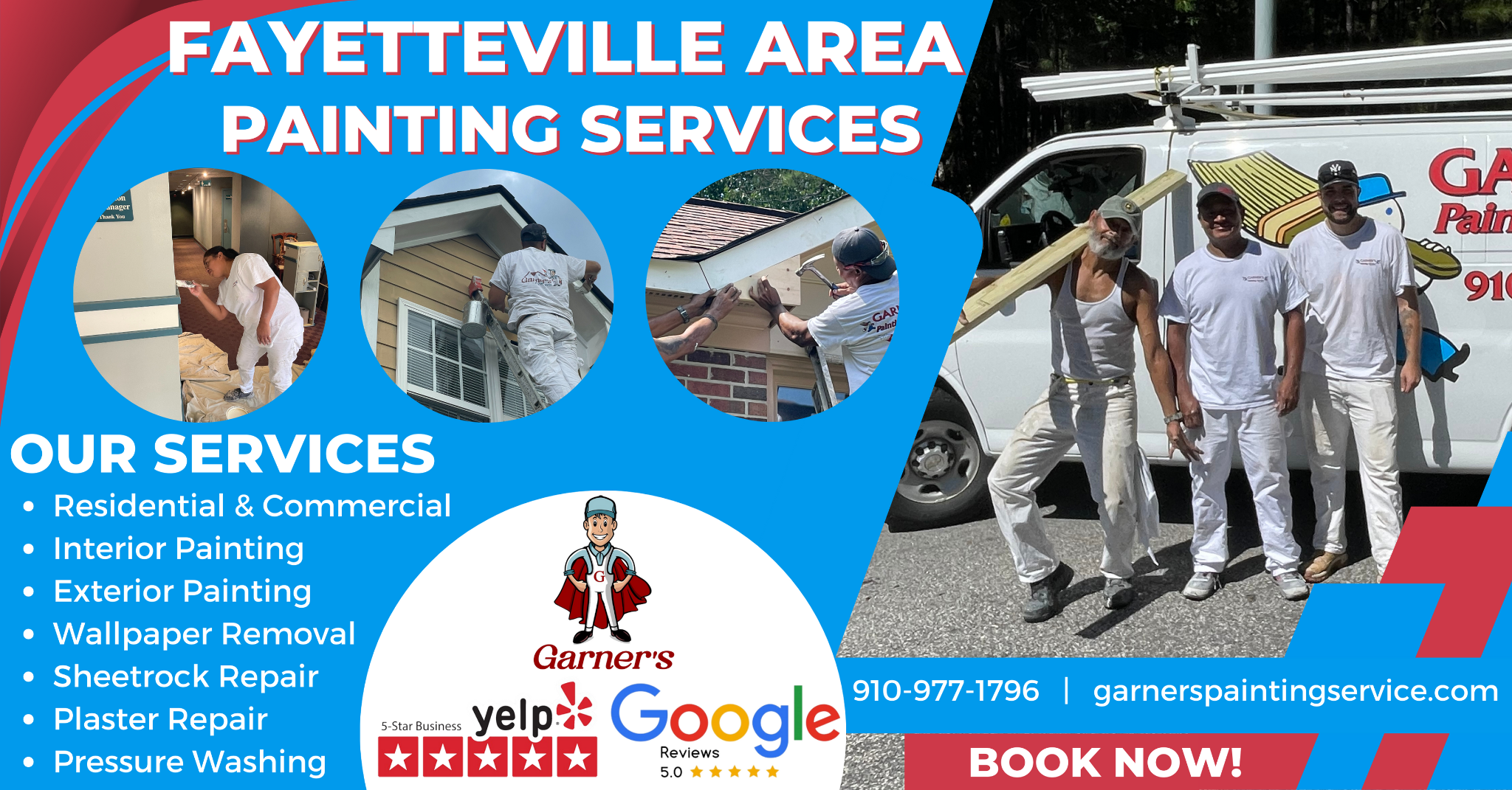 Garner's Painting Service Facebook ad