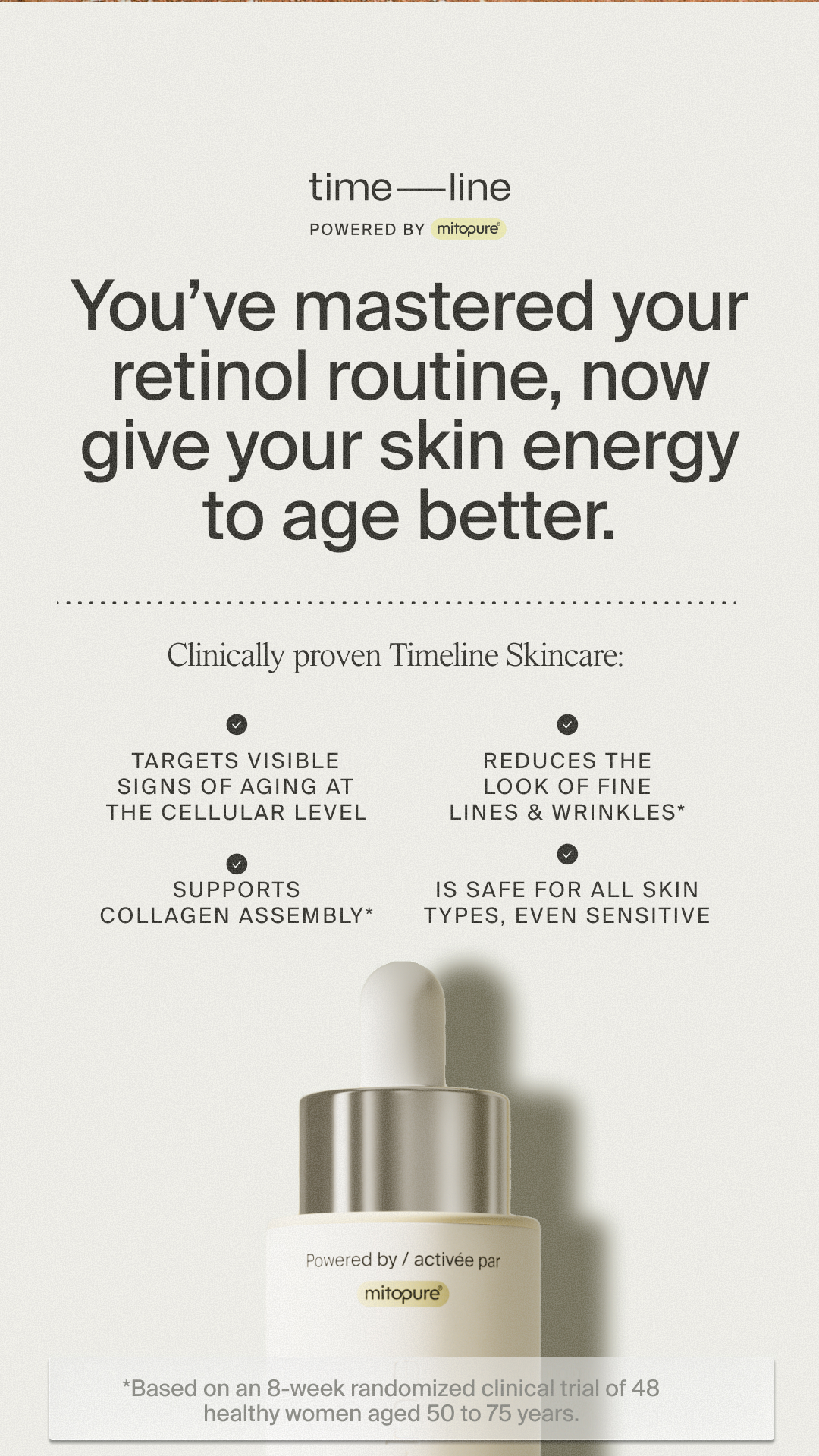Timeline Longevity Facebook ad