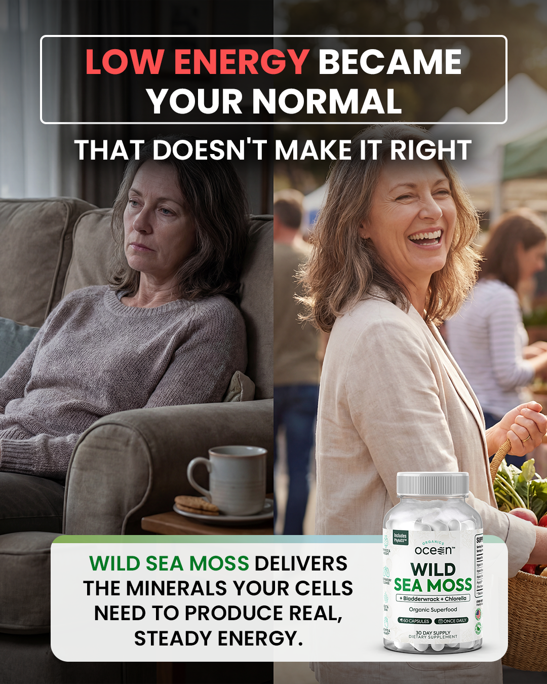 Organics Ocean Facebook ad