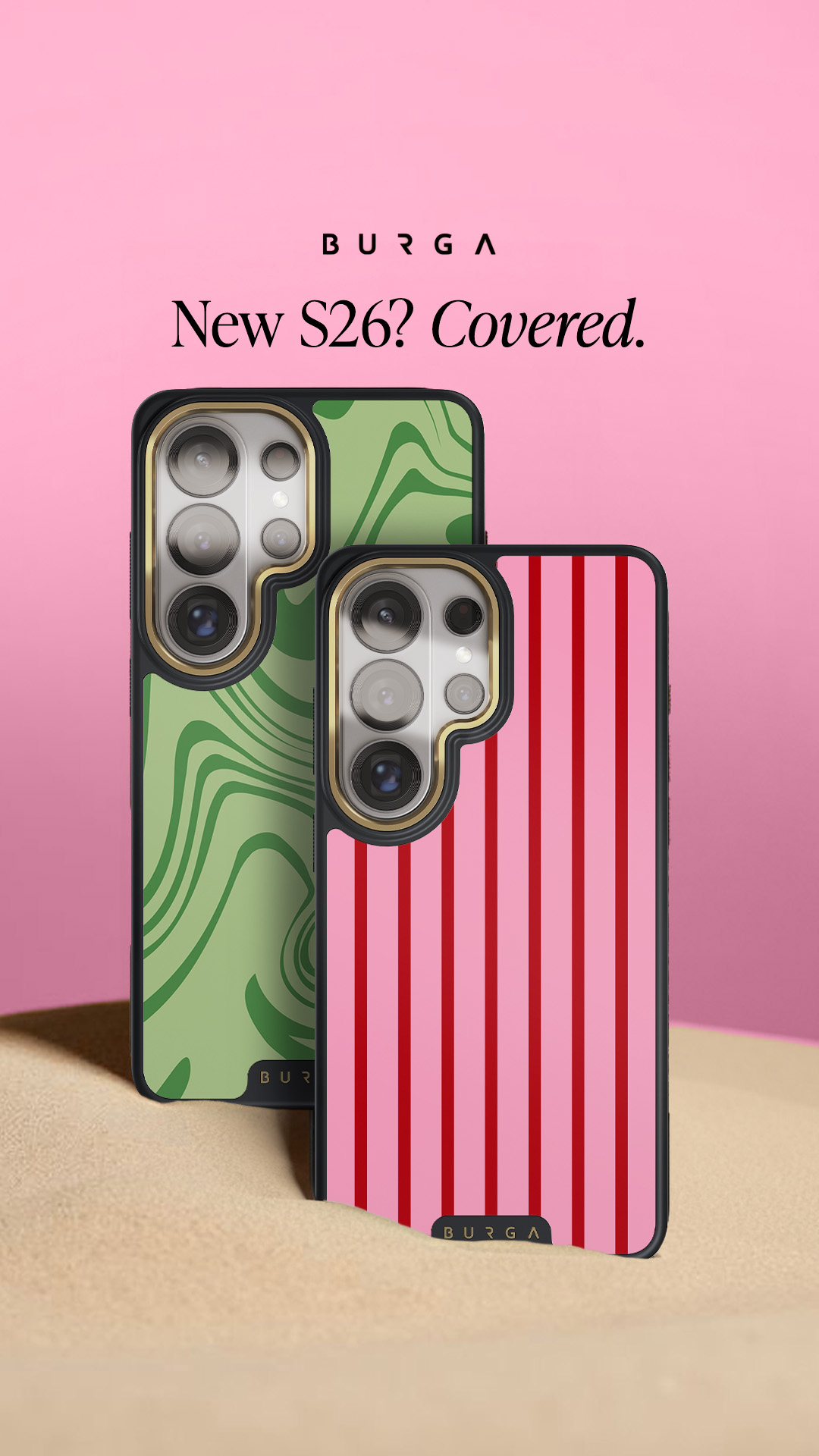 BURGA Cases Facebook ad