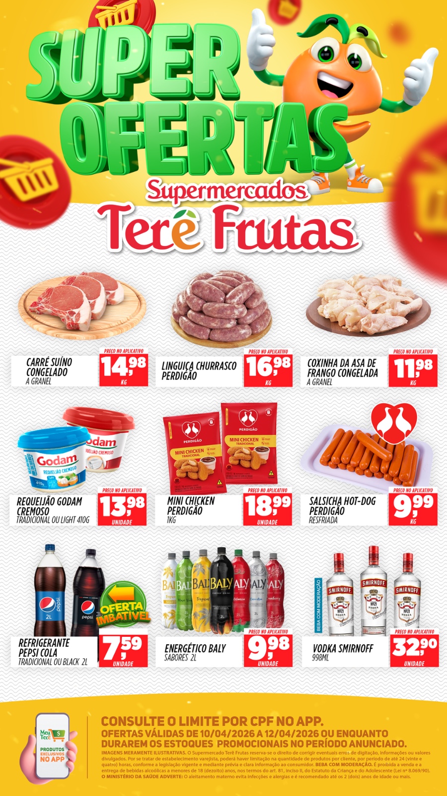 Super Terê Frutas Piabetá Facebook ad