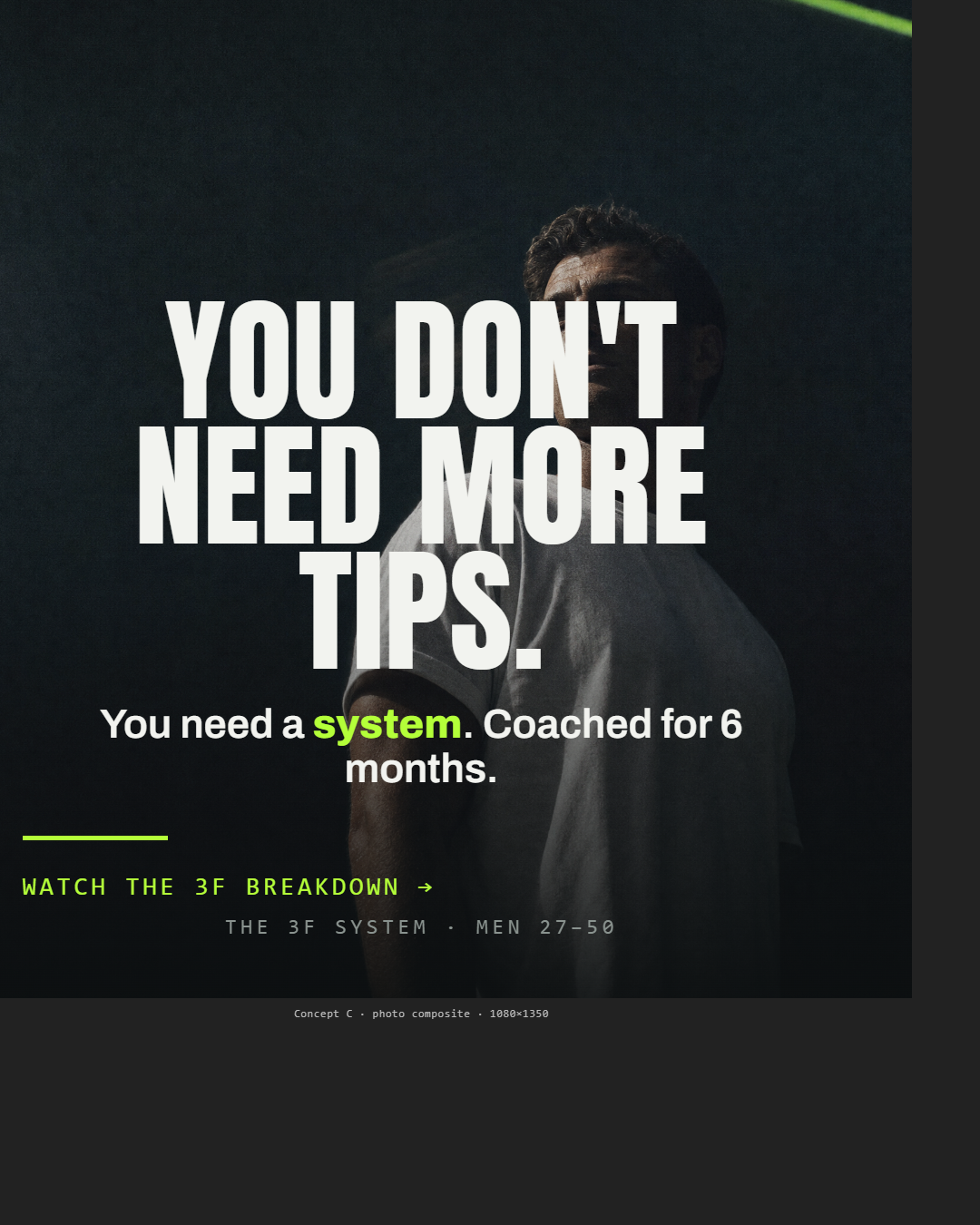 Felix Schubert Facebook ad: Stop guessing. Get coached.