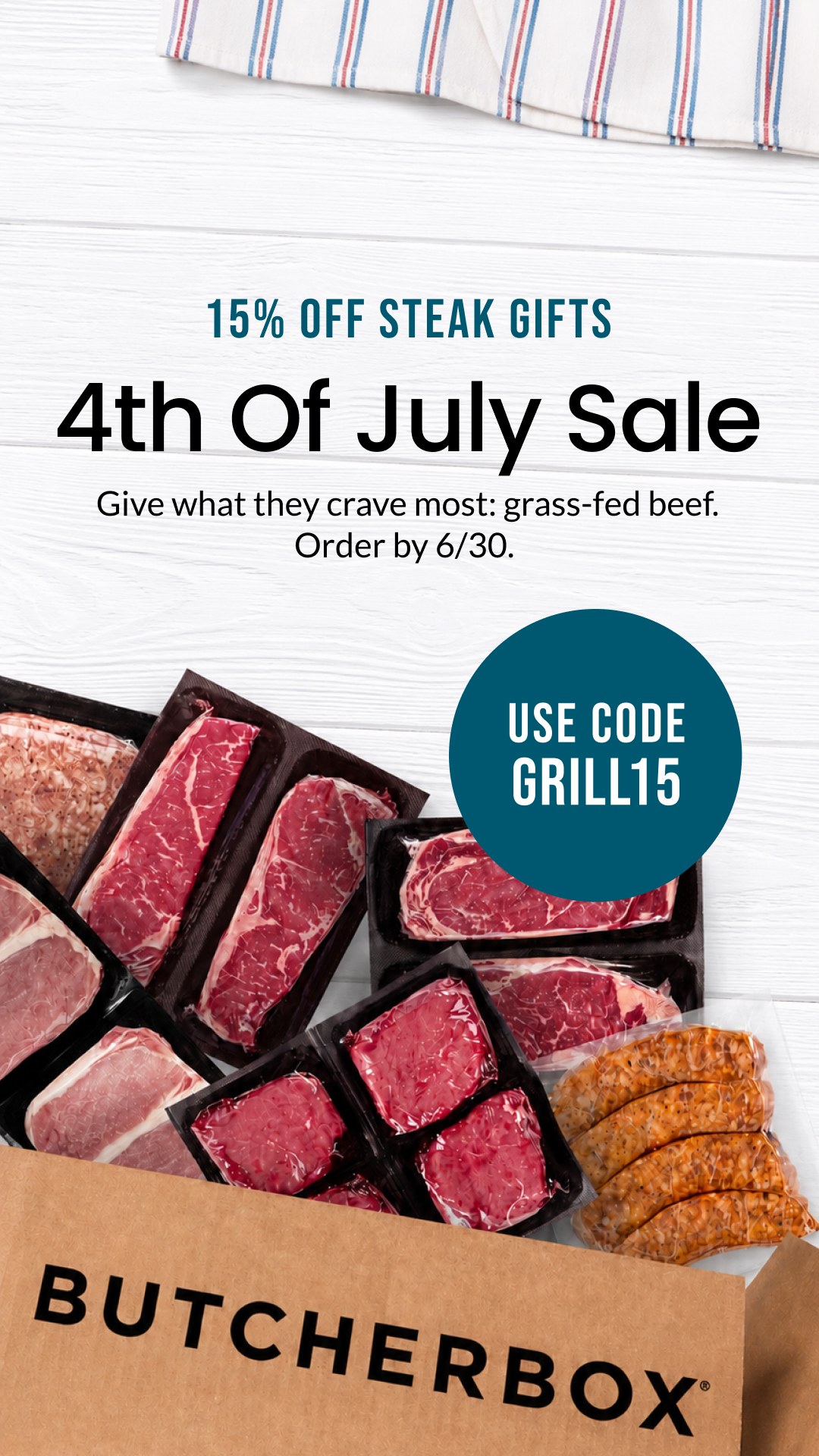 ButcherBox Facebook ad