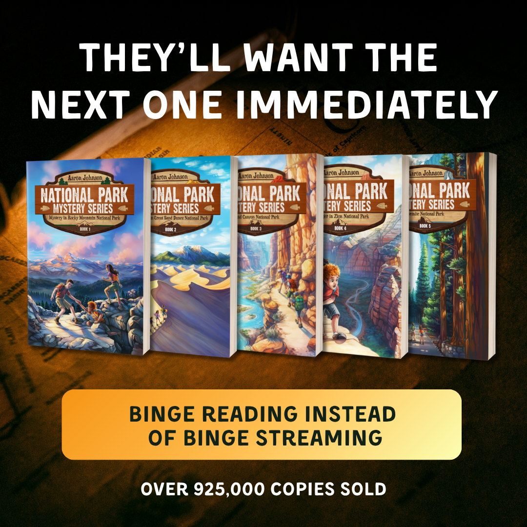 National Park Mystery Series Facebook ad