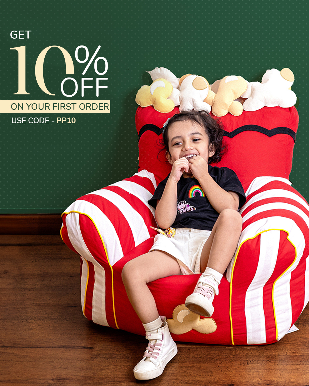 Peekaboo Patterns Facebook ad: Give your child the ultimate comfort with our…