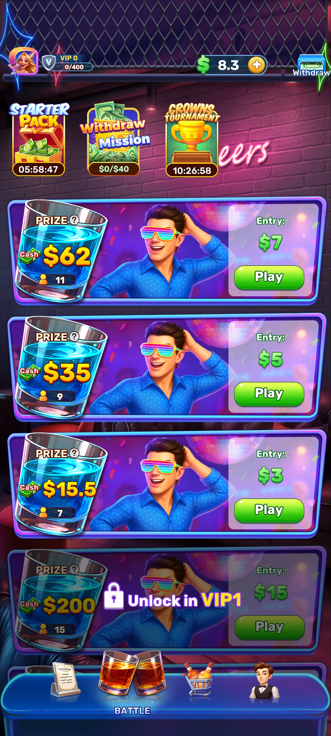 Bingo Bar-cash Facebook ad: Bingo Bar: Schnell echtes Geld verdienen!